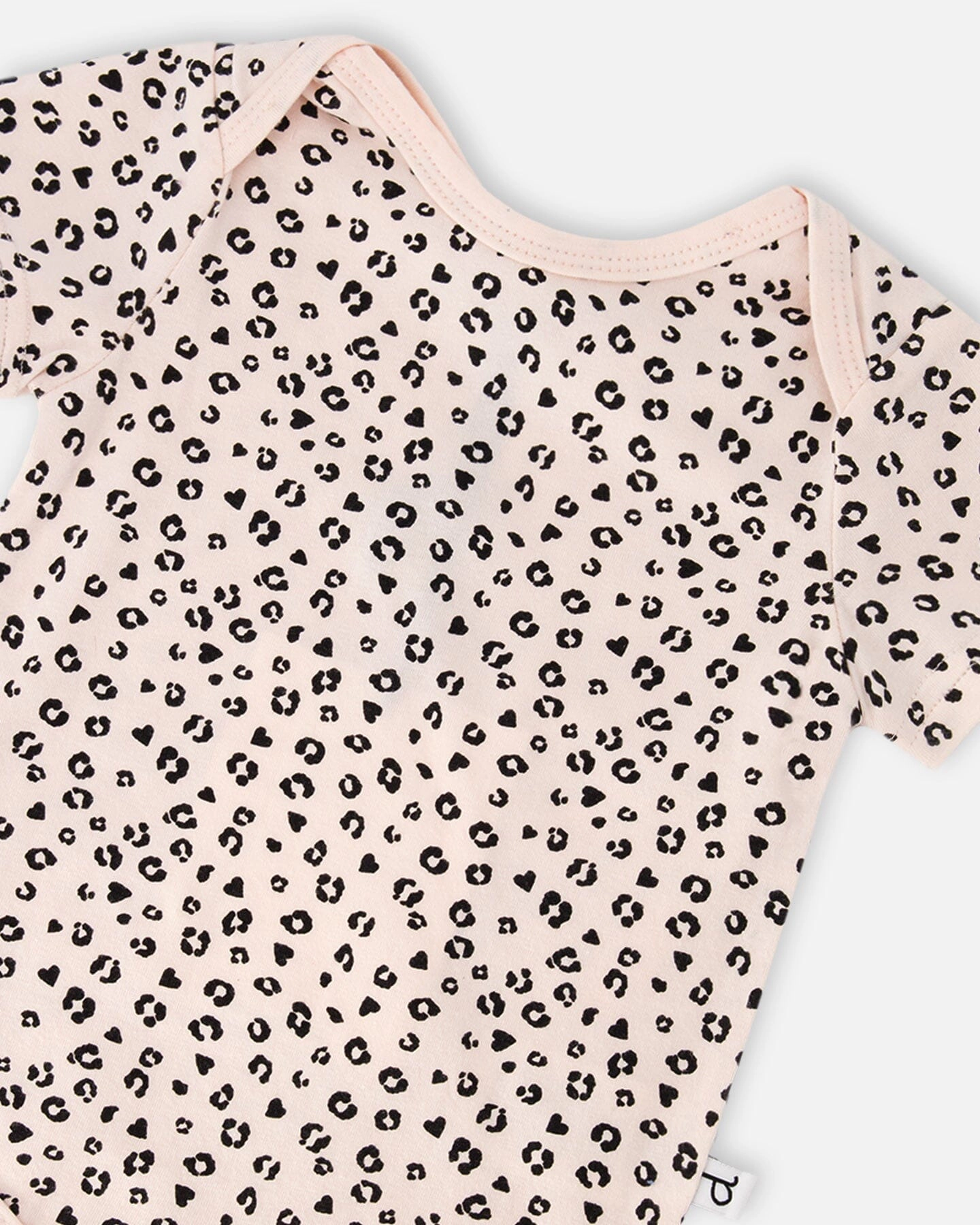 Deux par Deux Girls Evolutive Organic Cotton Jersey Onesie Animal Print