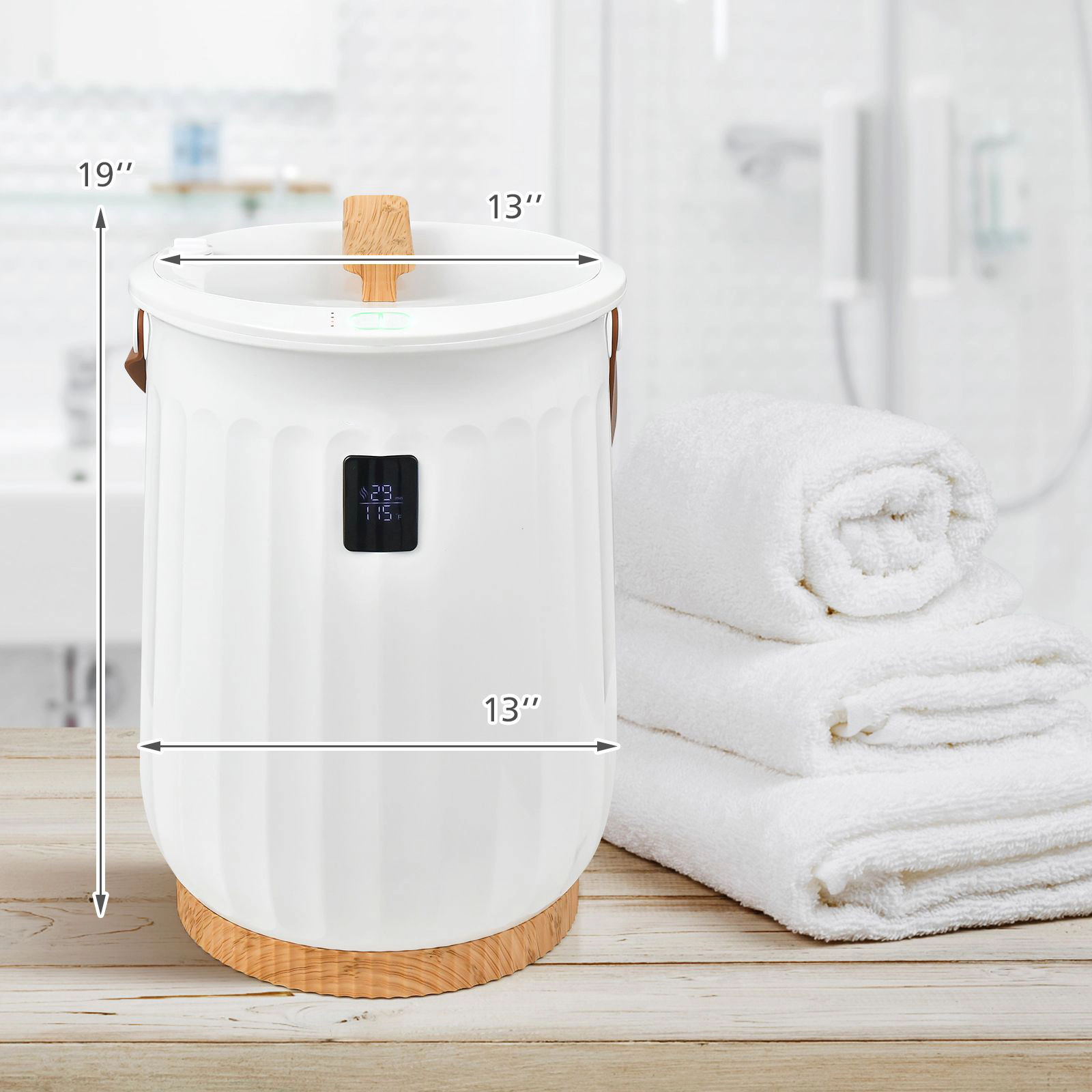 SlickBlue Unisex 20L Electric Freestanding Towel Warmer
