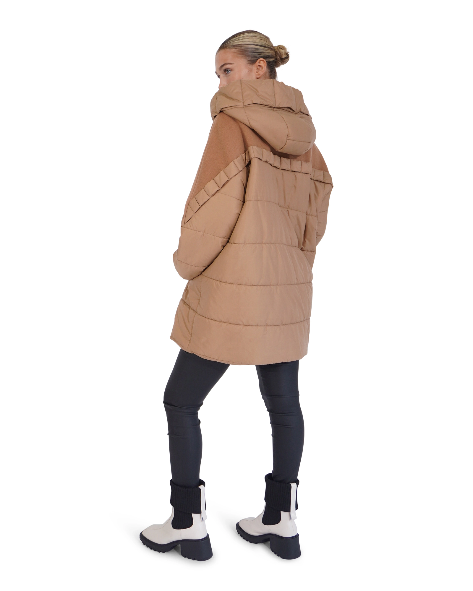 Belle & Bloom Womens Say It Again Quilted Jacket