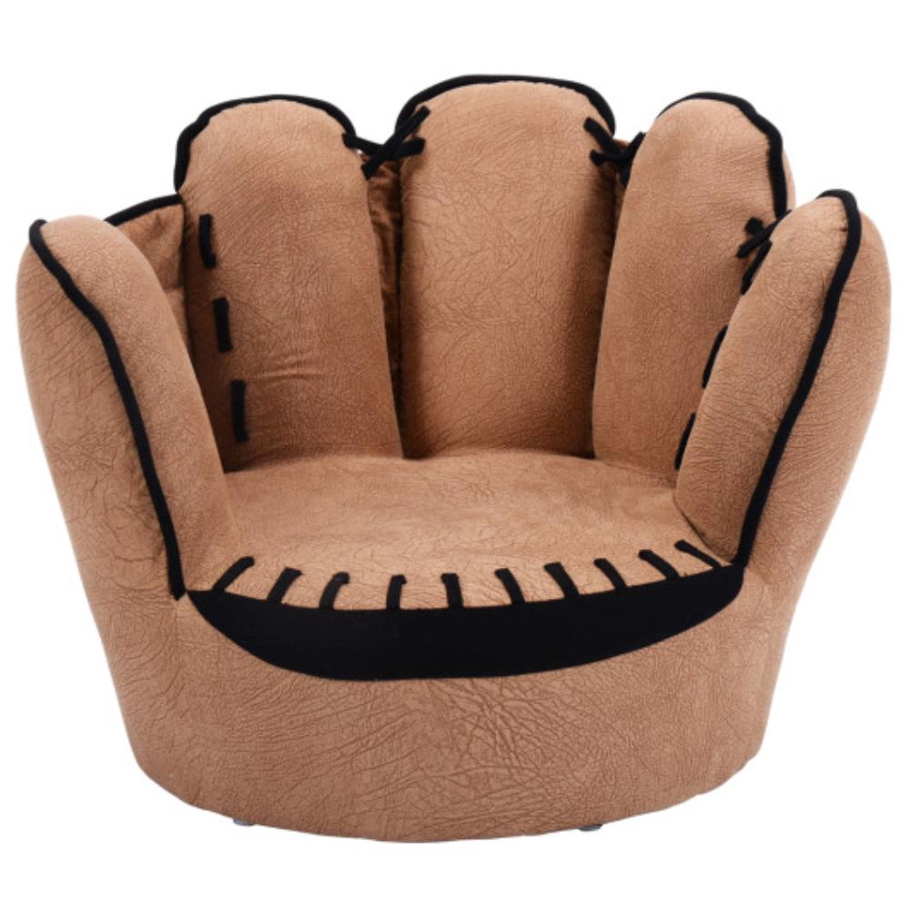 Hivvago Household Five Fingers Baseball Glove Shaped Kids Leisure Upholstered Sofa