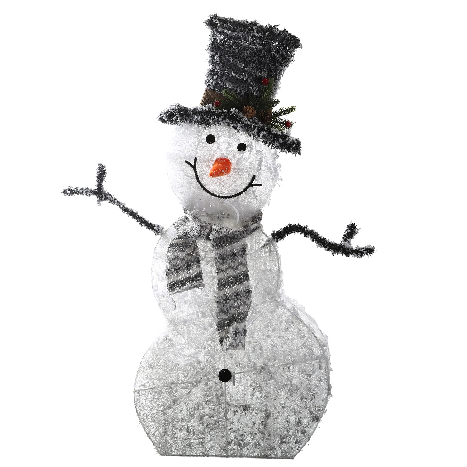 IMounTEK Unisex Collapsible LED Snowman Decoration