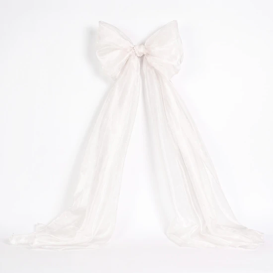 Alilang Large Sheer Christmas Tree Bow with Long Ribbon Tails - JCPenney