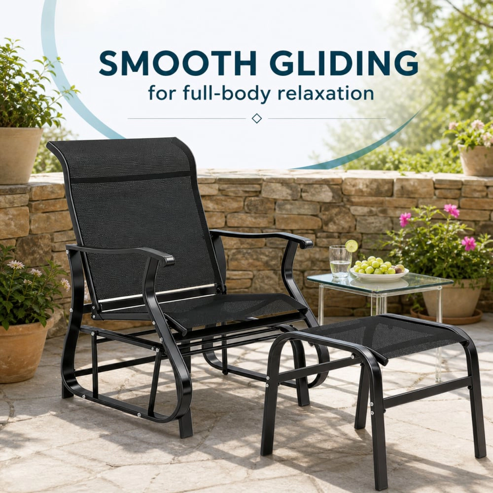 WOW PIONEER Durable Outdoor Patio Chair