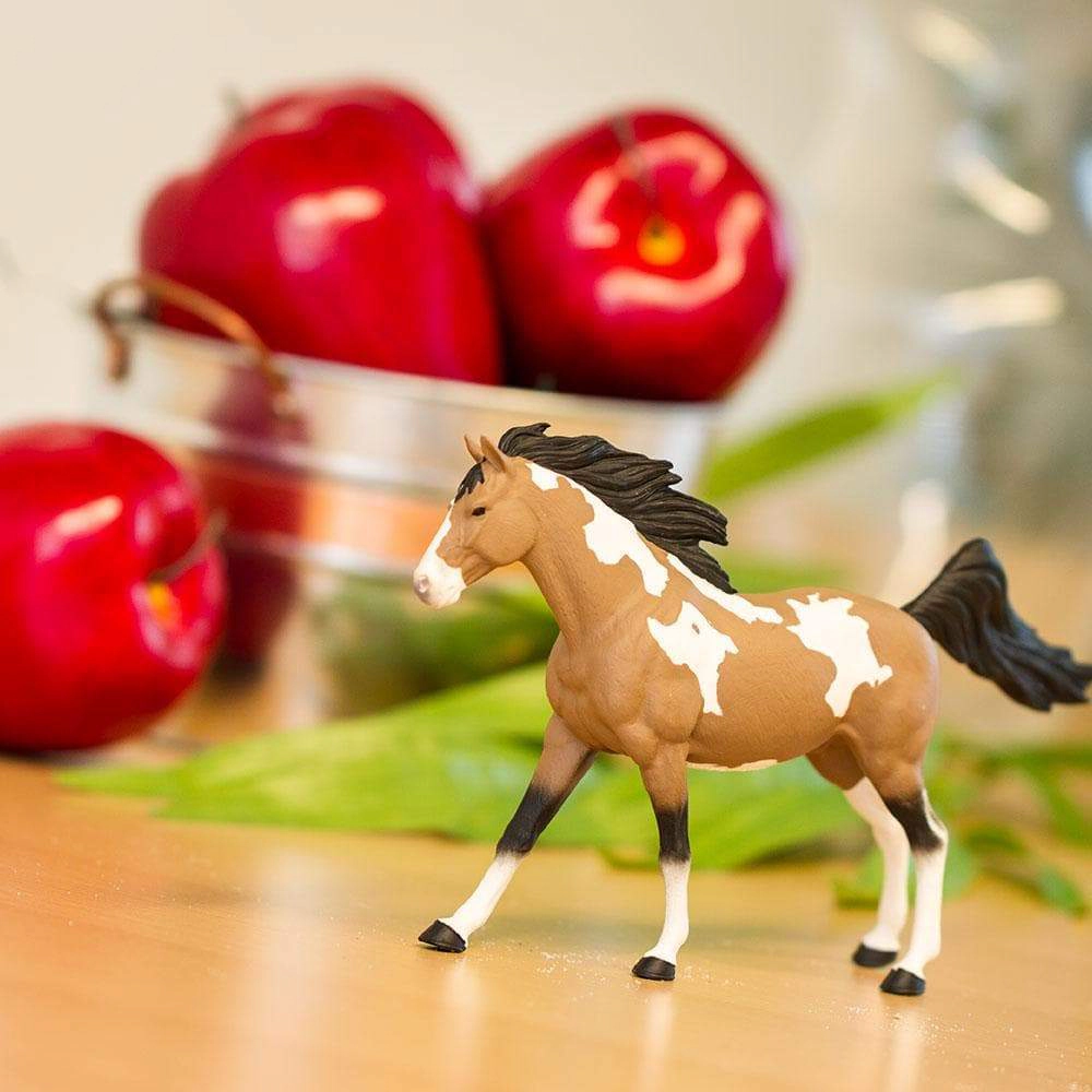 Safari Ltd. - Pinto Mustang Stallion Kids Toy Figure