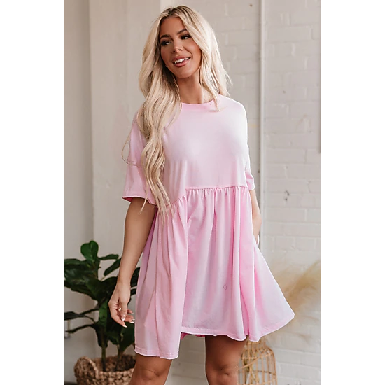 jcpenney pink dress Dresses - Women Wear it with sandals or heeled mules Threaded Pear Women's Estella Pocketed