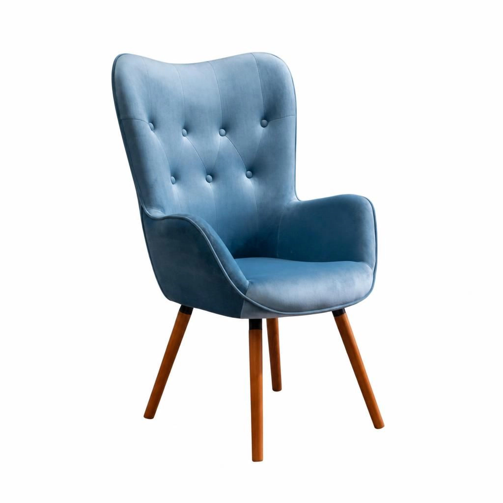 GOODSILO Upholstered Polyester Accent Chair Comfortable Single Seating
