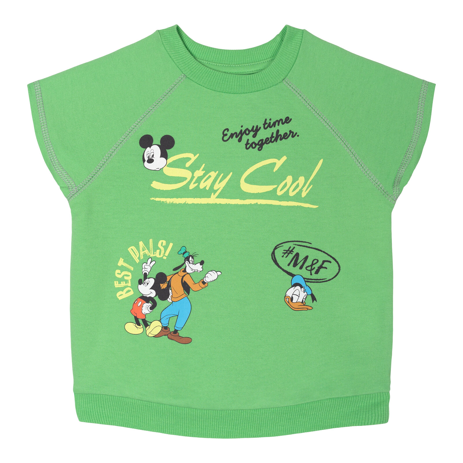Disney Boys' T-Shirt and French Terry Shorts Set