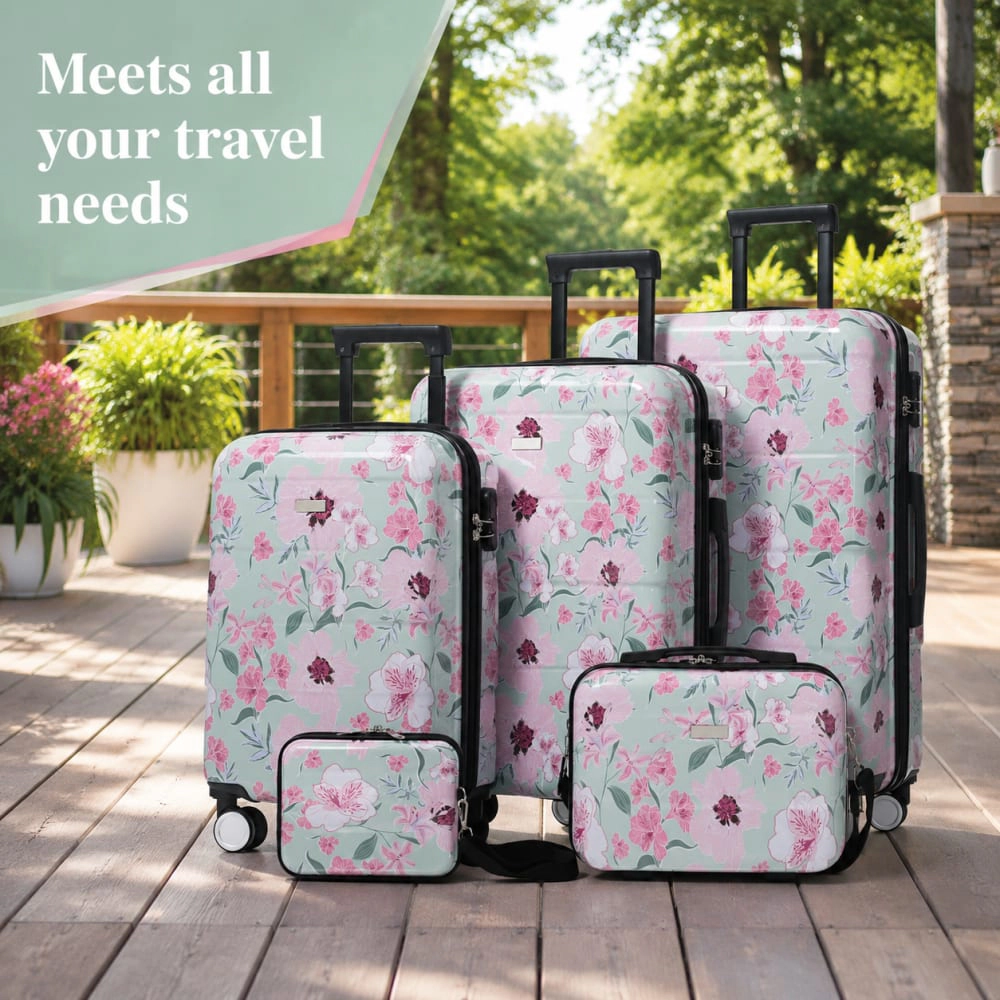 WOW PIONEER Durable Hard Case Spinner Luggage