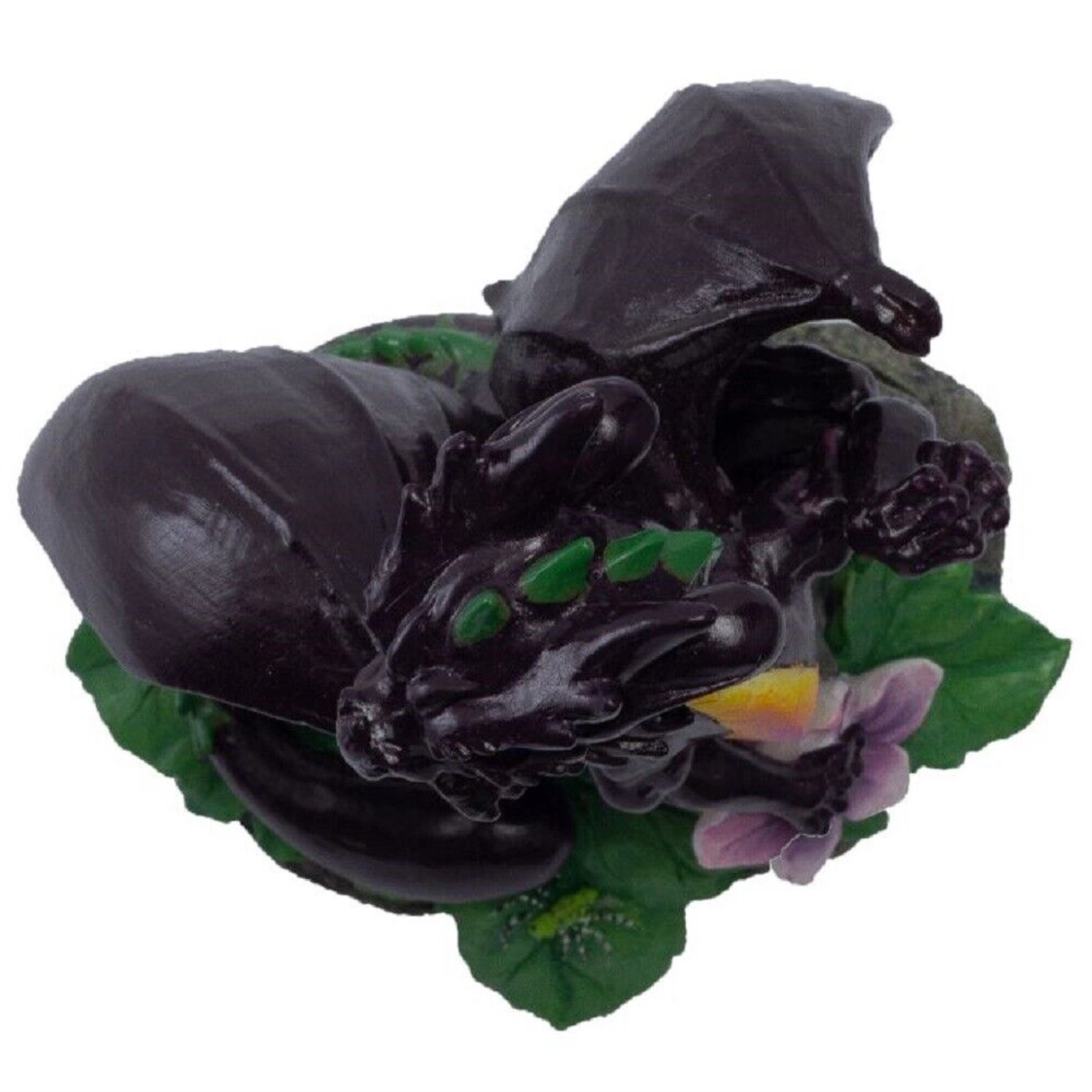 Pacific Giftware Purple Eggplant Food Dragon Figurine by Stanley Morrison 4.75 inch