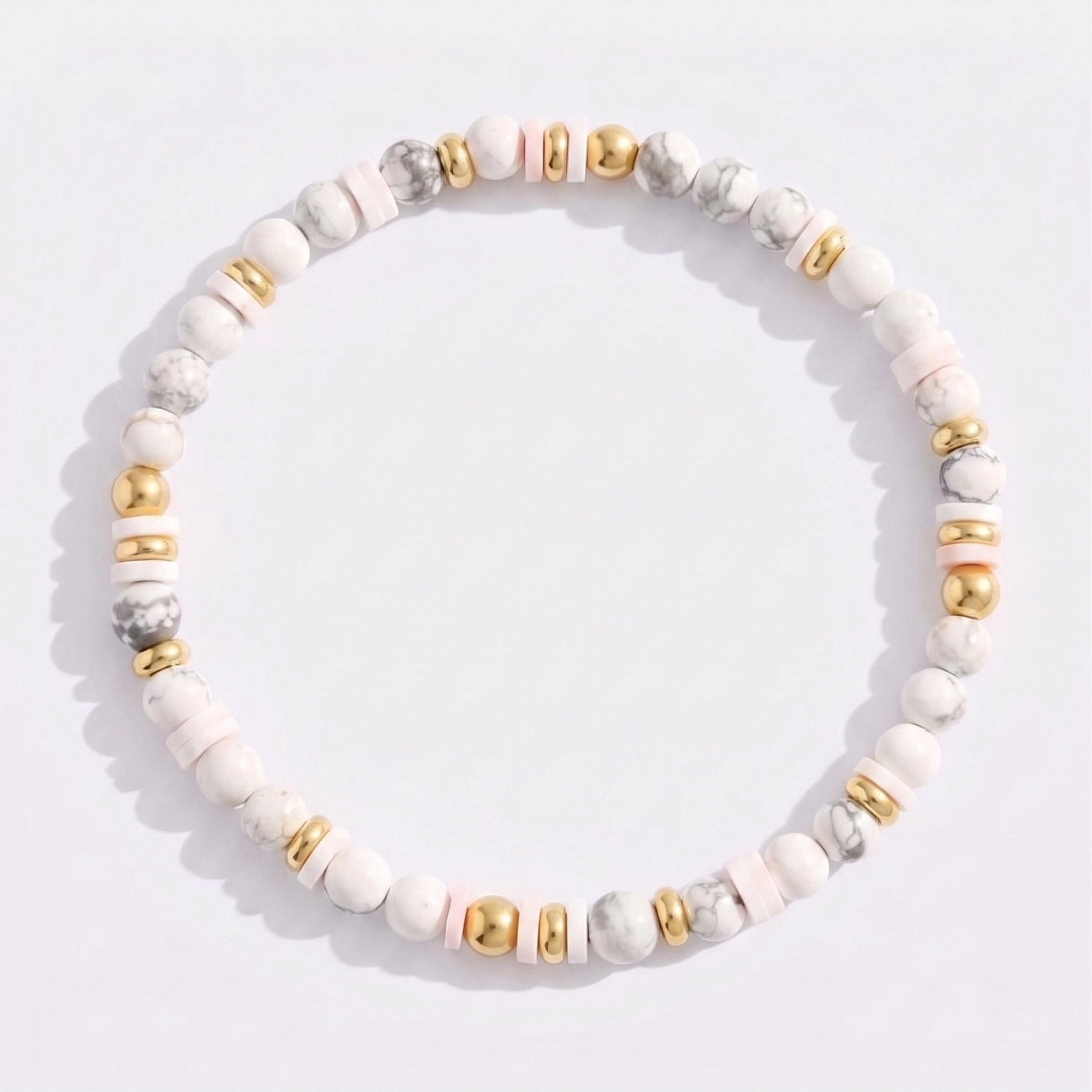 Mint & Lily Women's Stacking Birthstone Beaded Bracelet