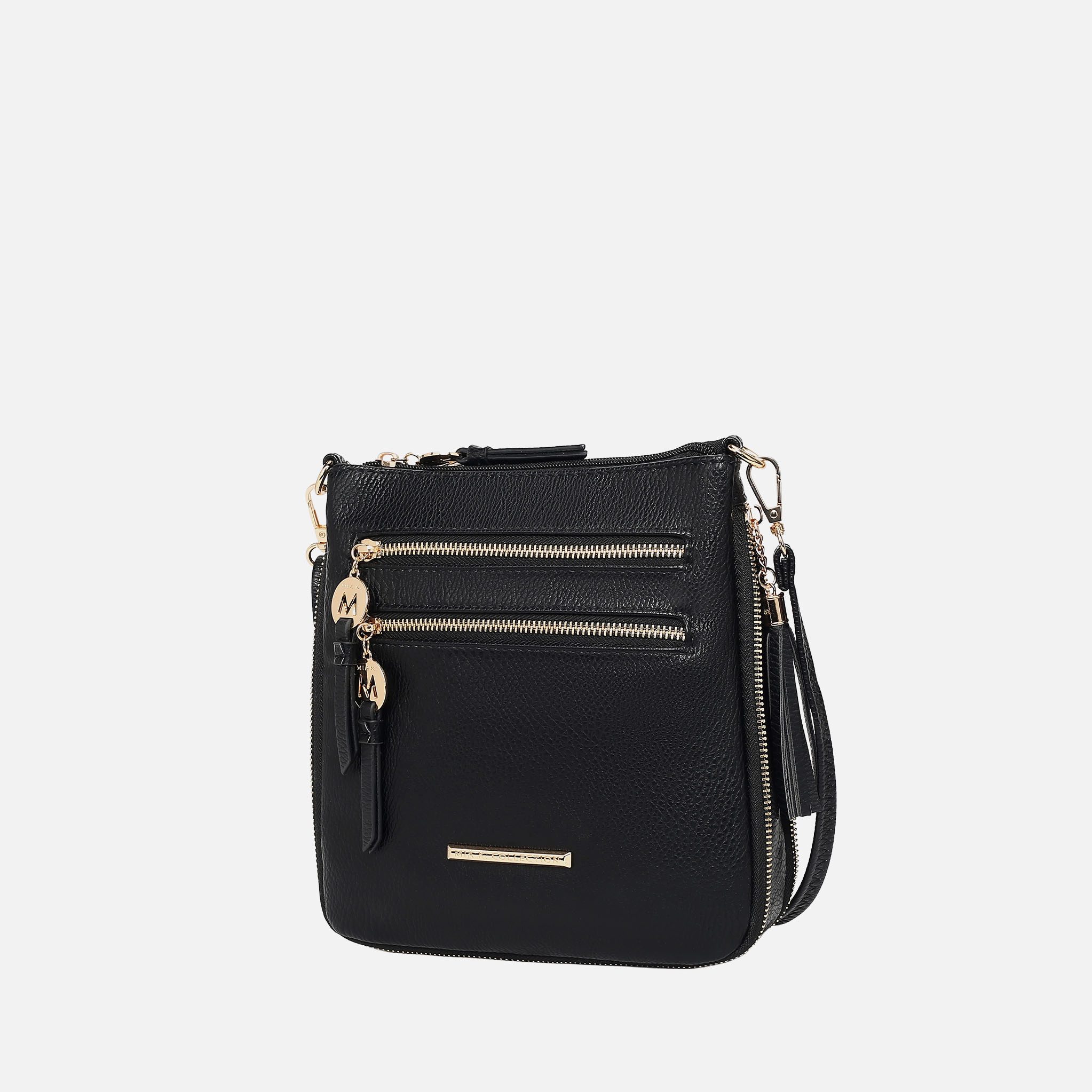 Mia K Collection Angelina Women's Vegan Leather Crossbody Bag
