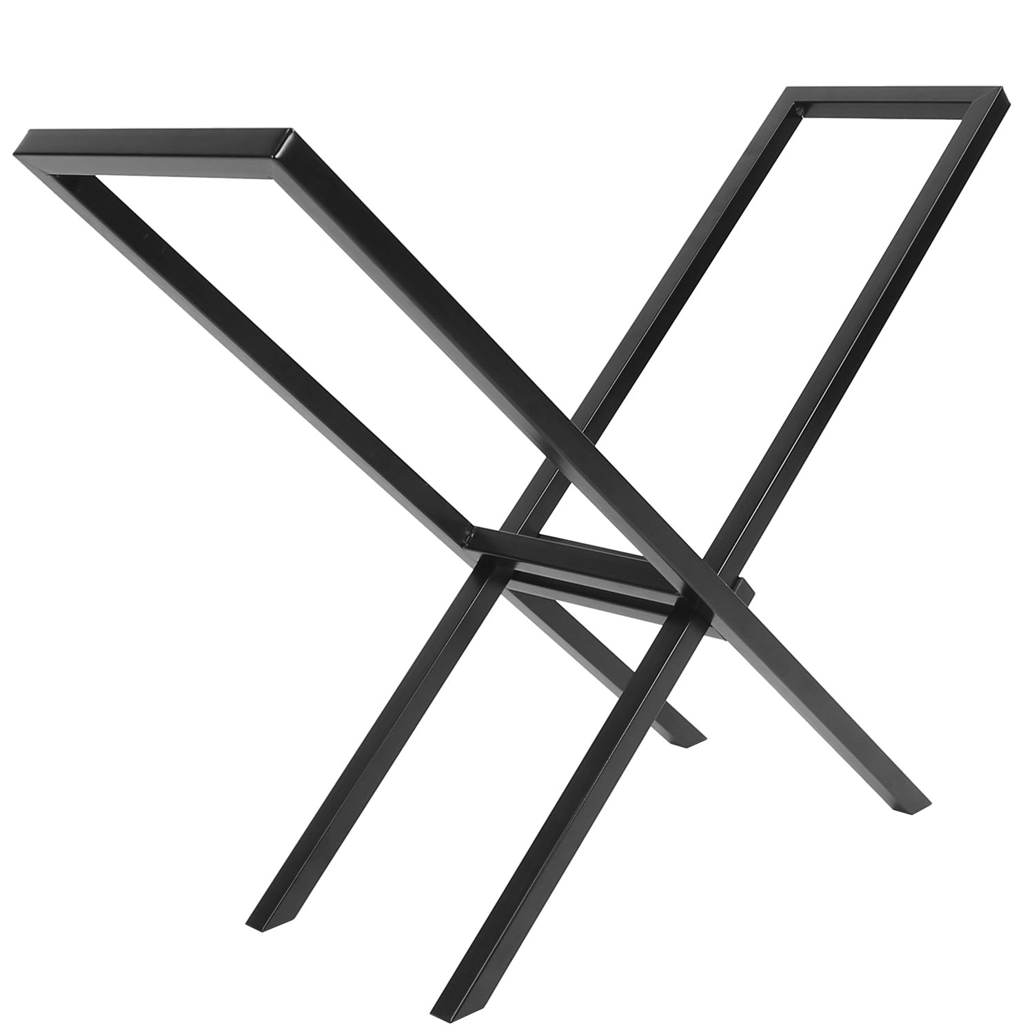 GBruno X-Shape Steel Firewood Log Rack