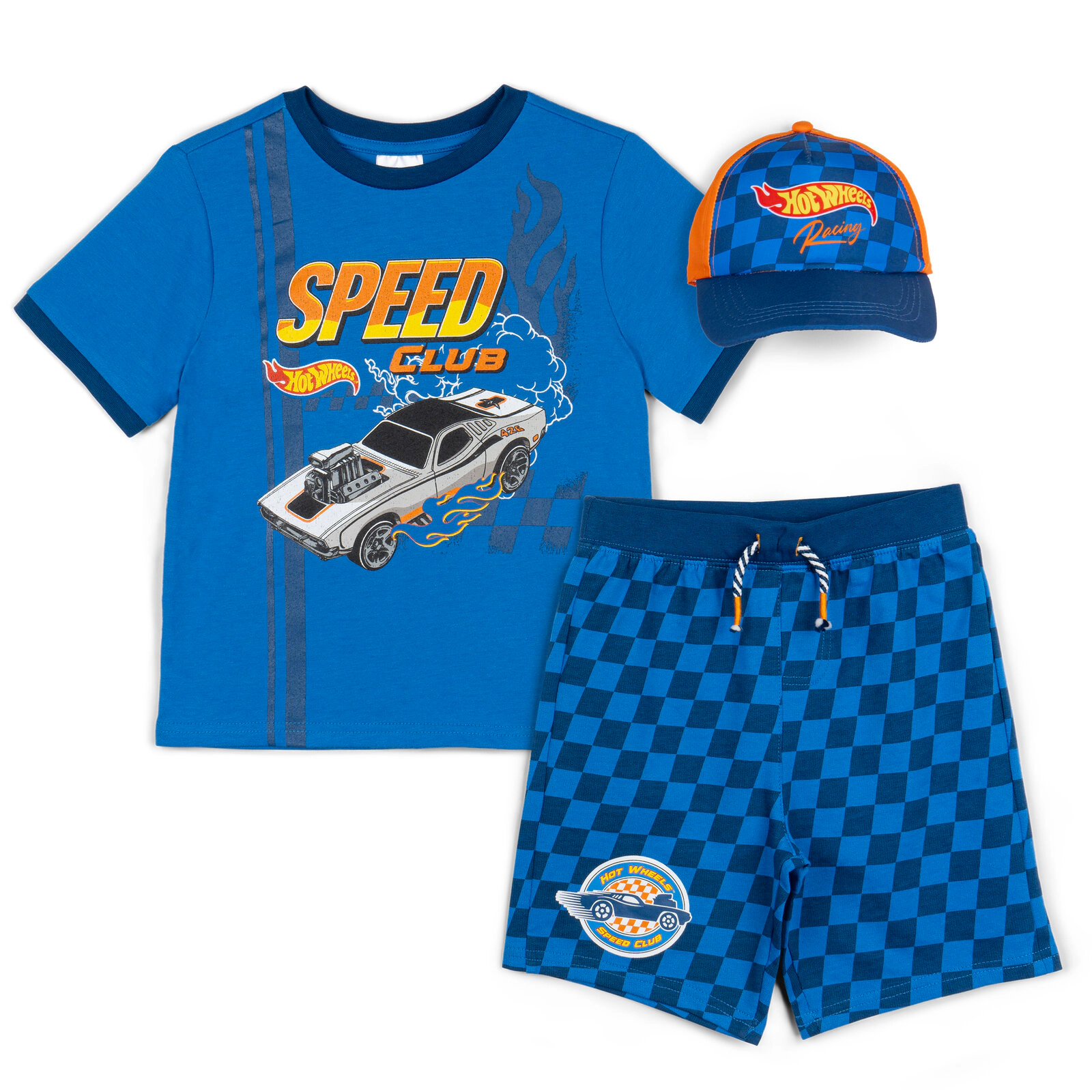 Hot Wheels Boys' Racing T-Shirt and Shorts Set