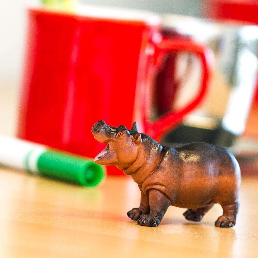 Safari Ltd. - Baby Hippo Kids Toy Figure