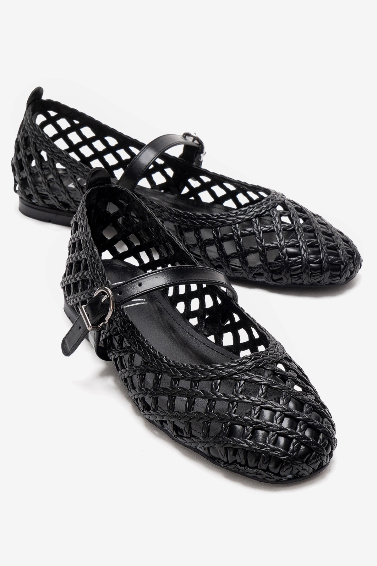 Prologue Shoes Womens Doux Woven Ballet Flat