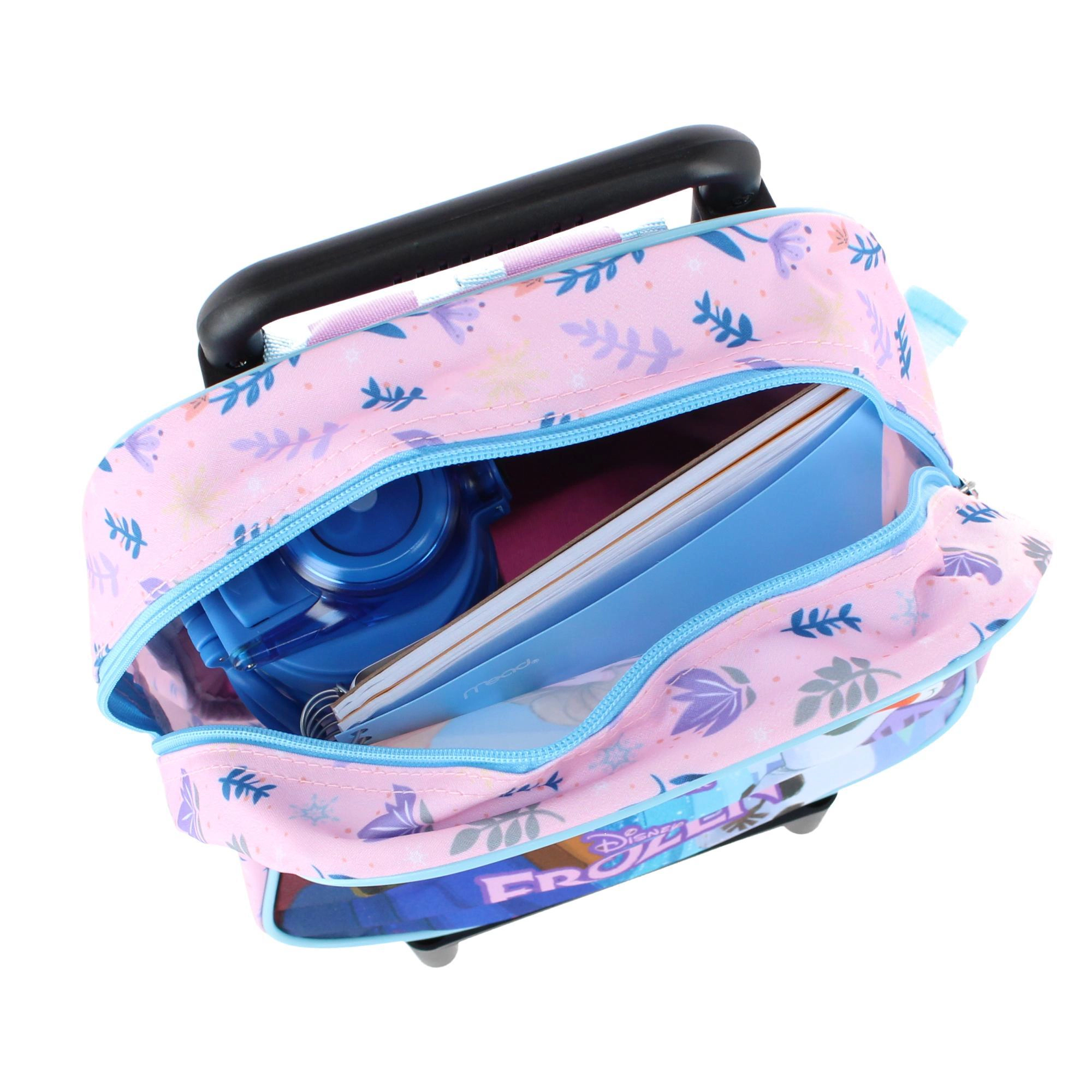 Textiel Trade Girls Anna & Elsa Frozen Rolling Backpack