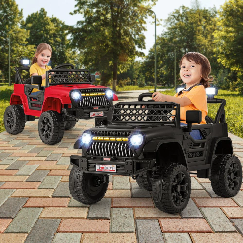 Hivvago 12V Kids Ride on Truck Car with Parental Remote and Music Player