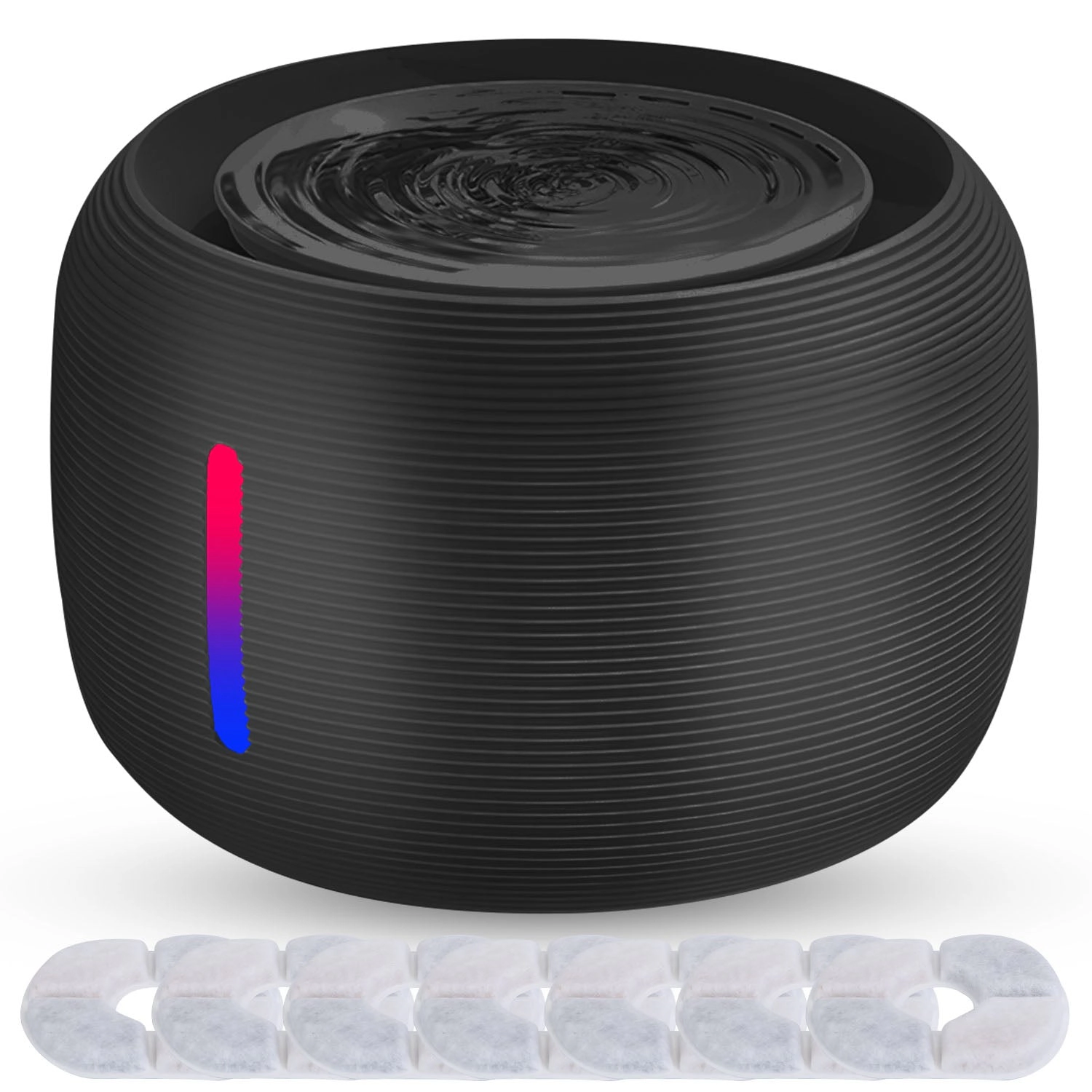 GBruno 2.5L LED Pet Water Fountain With 7 Filters