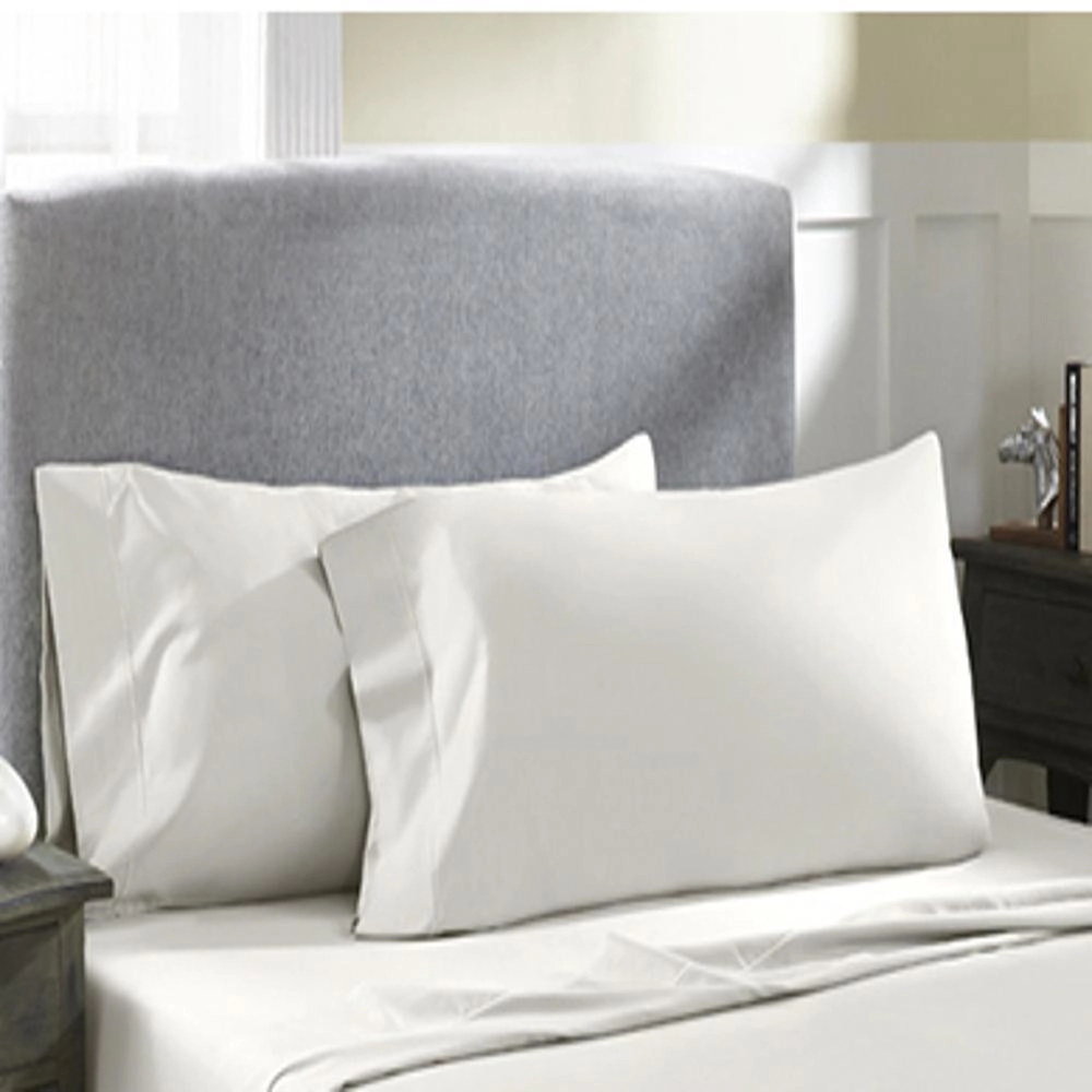 Perthshire Platinum Concepts 800 Thread Count Solid Sateen Sheet 4 Piece Set King Ivory
