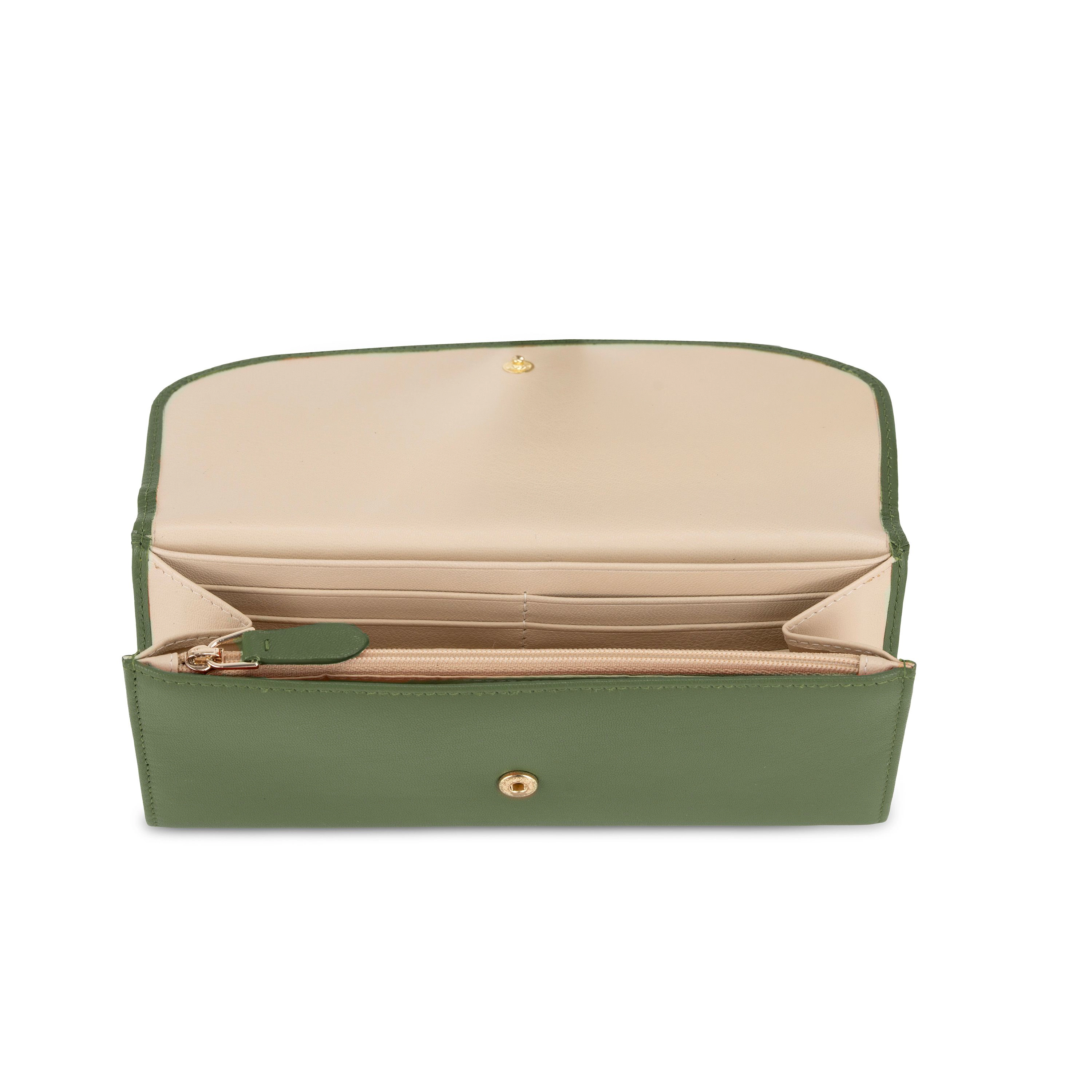 Campo Marzio Roma 1933 Women's Geogia Wallet With Snap Button Closure