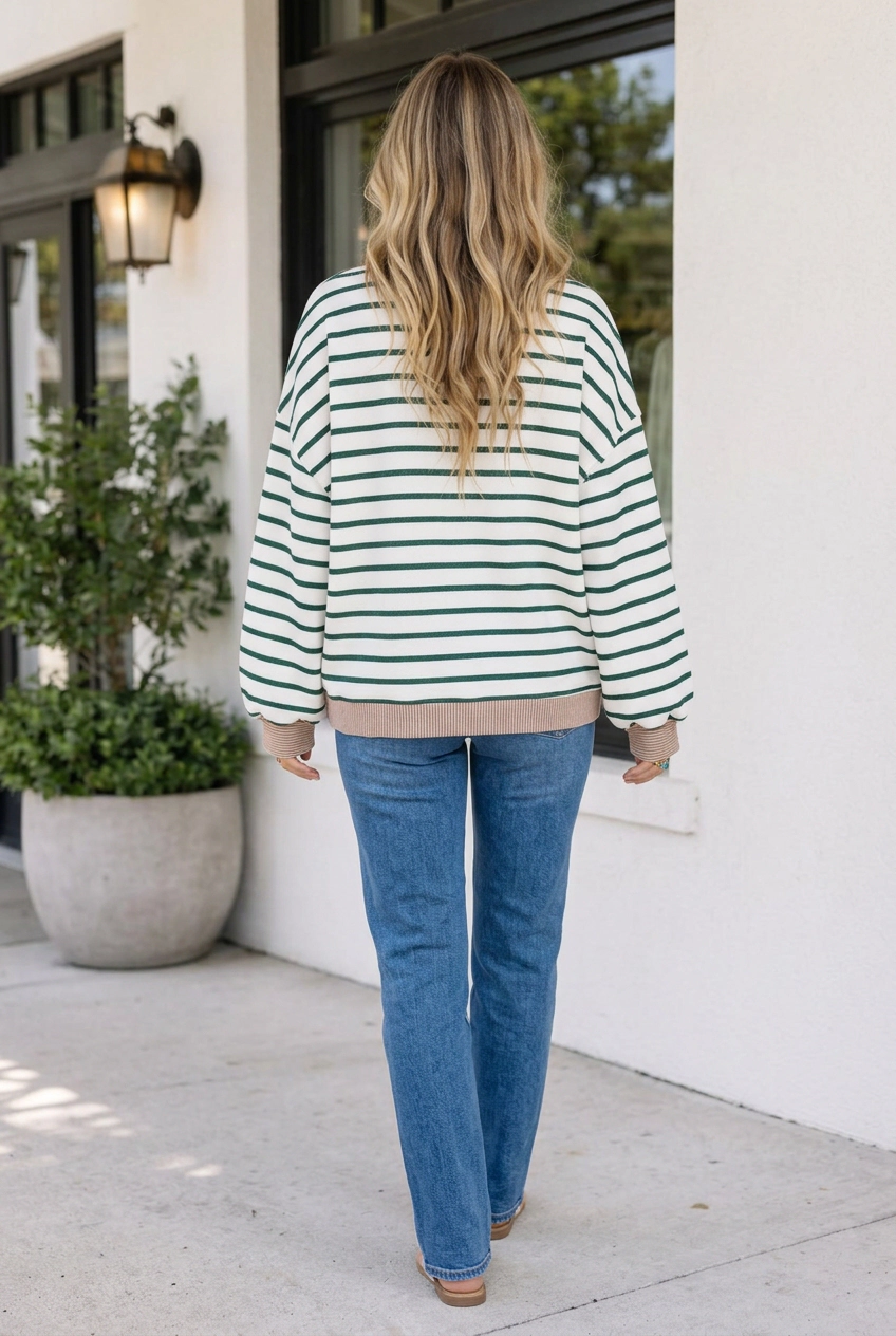 Threaded Pear Ella Drop Shoulder Sweatshirt