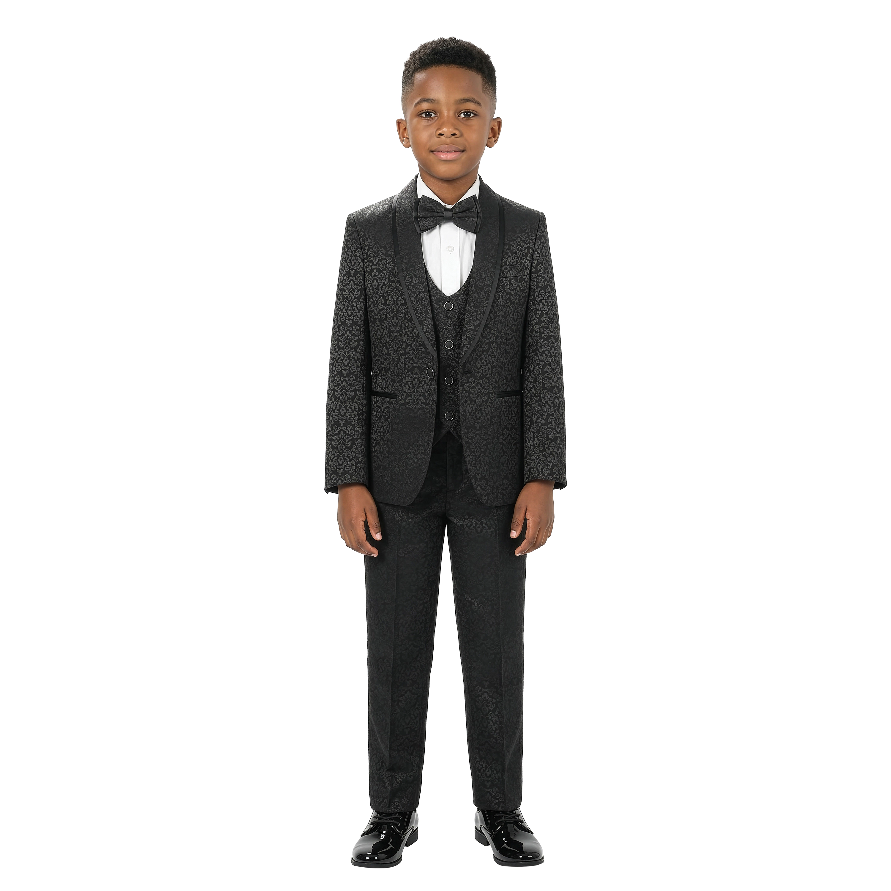 Tazzio Little & Big Boys 5-Pc. Paisley Tuxedo Set