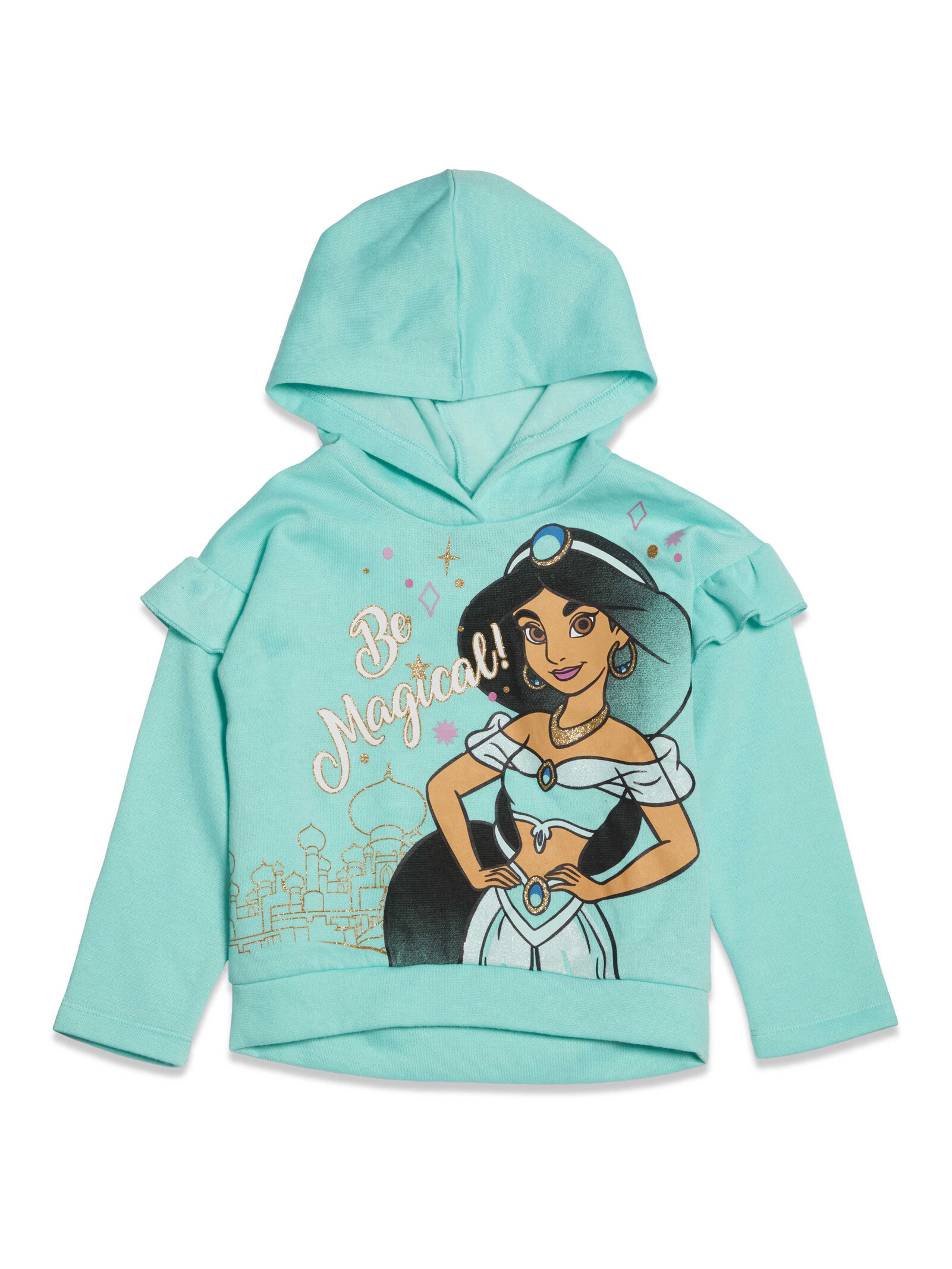 Disney Princess Girls' 2-Piece Fleece Hoodie and Leggings Set