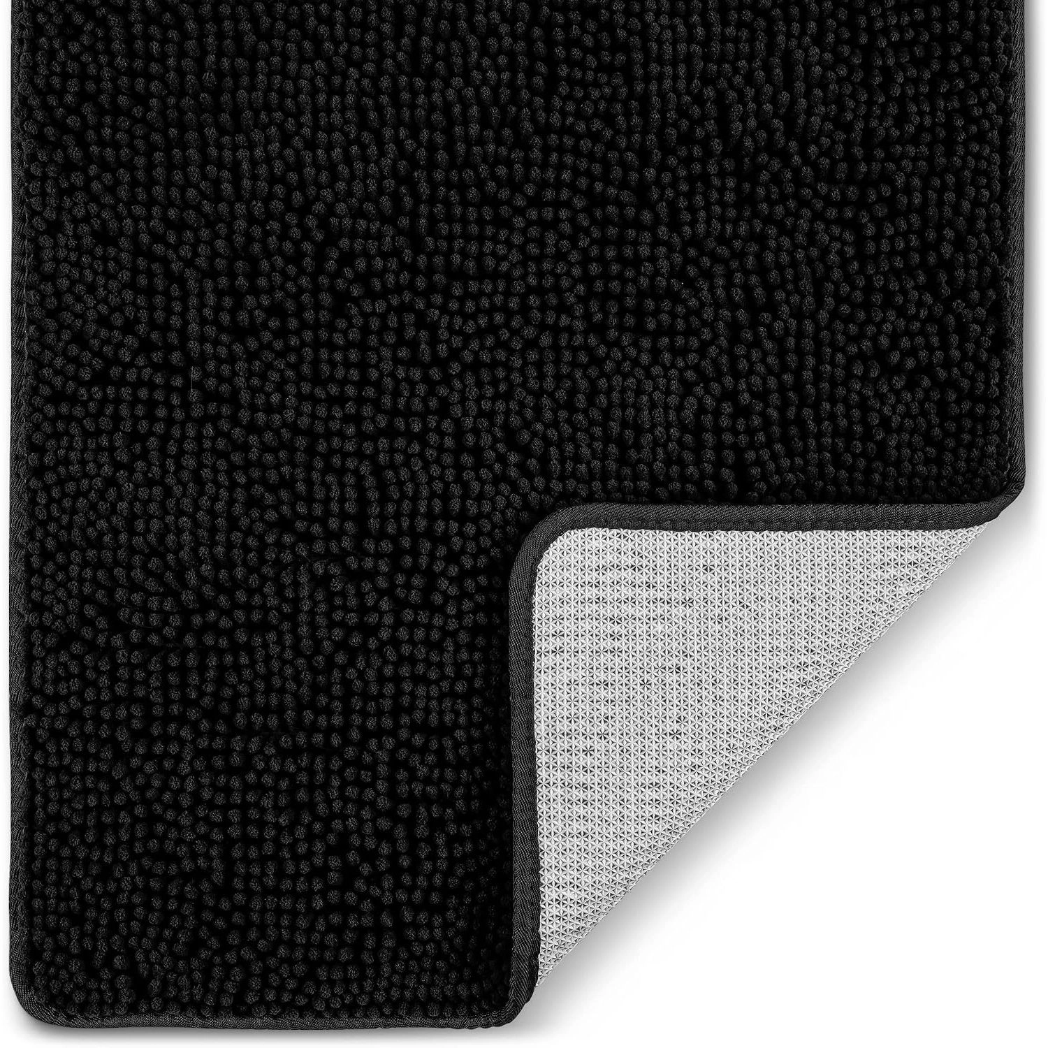Zulay Home Soft Shaggy Bathroom Rug - Ultra Absorbent Bath Mat 20 x 30 Inches
