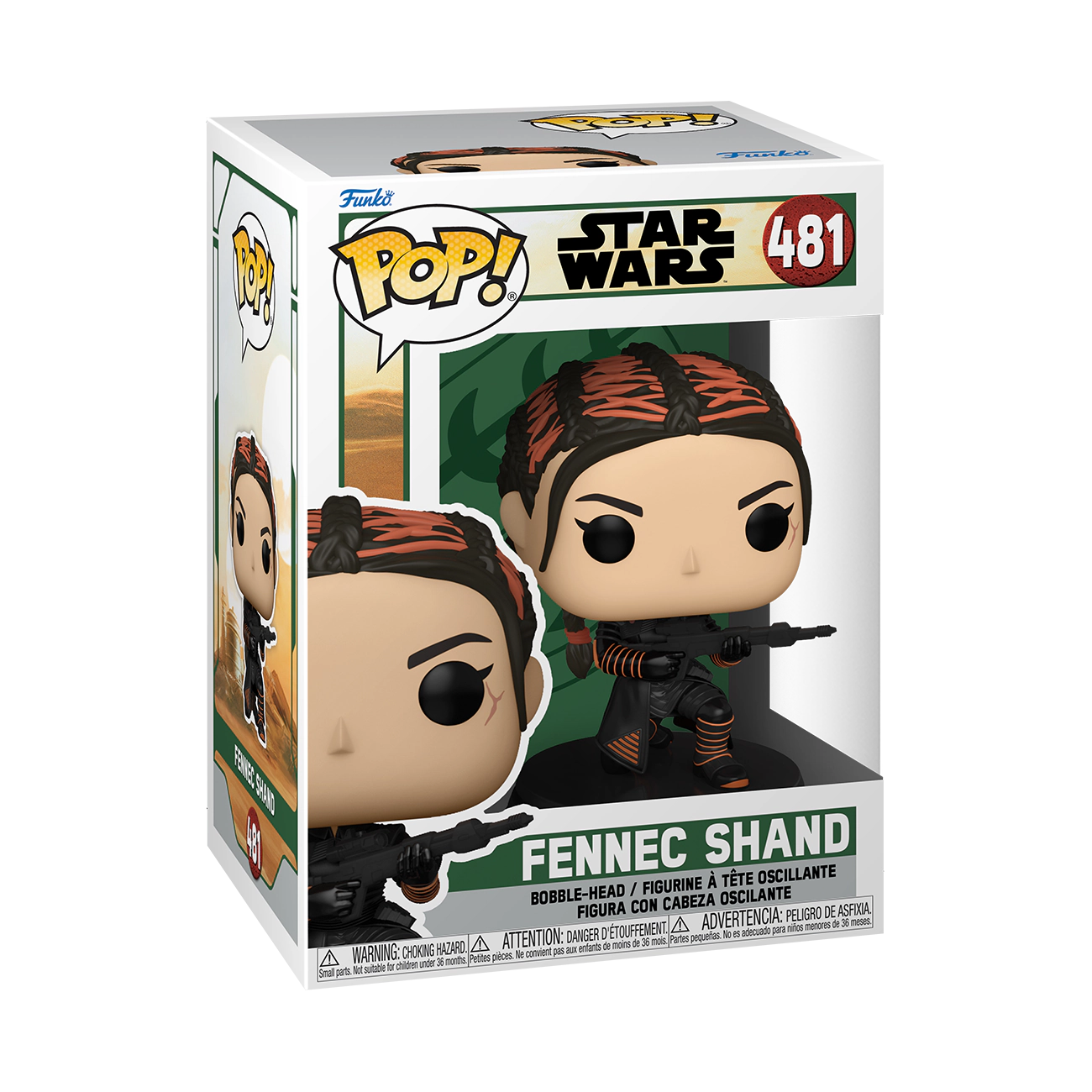Funko Pop! Star Wars: Fennec Shand Kneeling #481