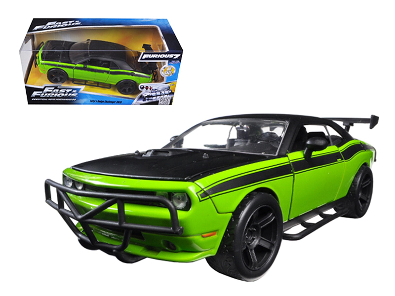 Jada Letty's Dodge Challenger SRT8 Off Road Green and Black "Fast & Furious" Movie 1/24 Diecast Model Car by Jada