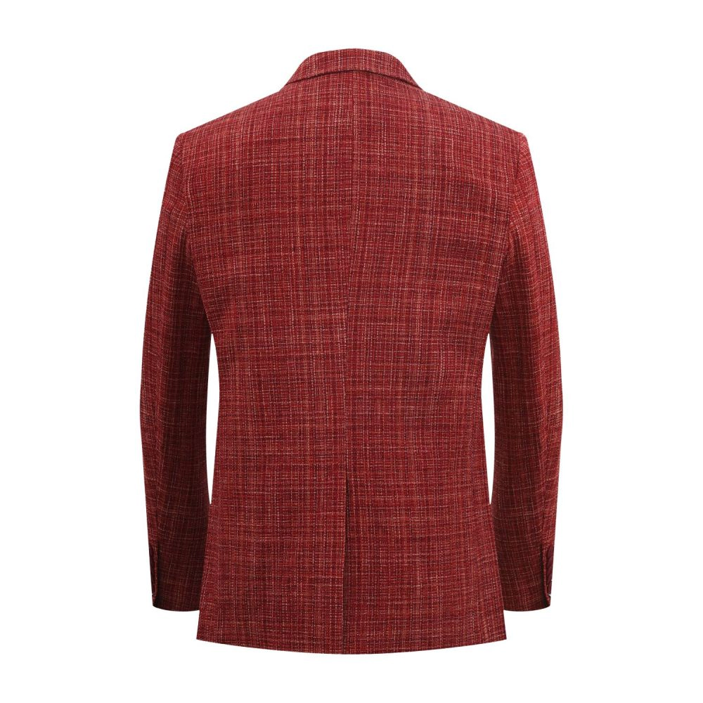 Elie Balleh Men's Slim Fit Single Breasted Blazer