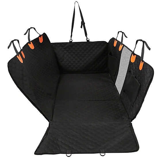 GBruno Waterproof Dog Car Back Seat Cover With Mesh