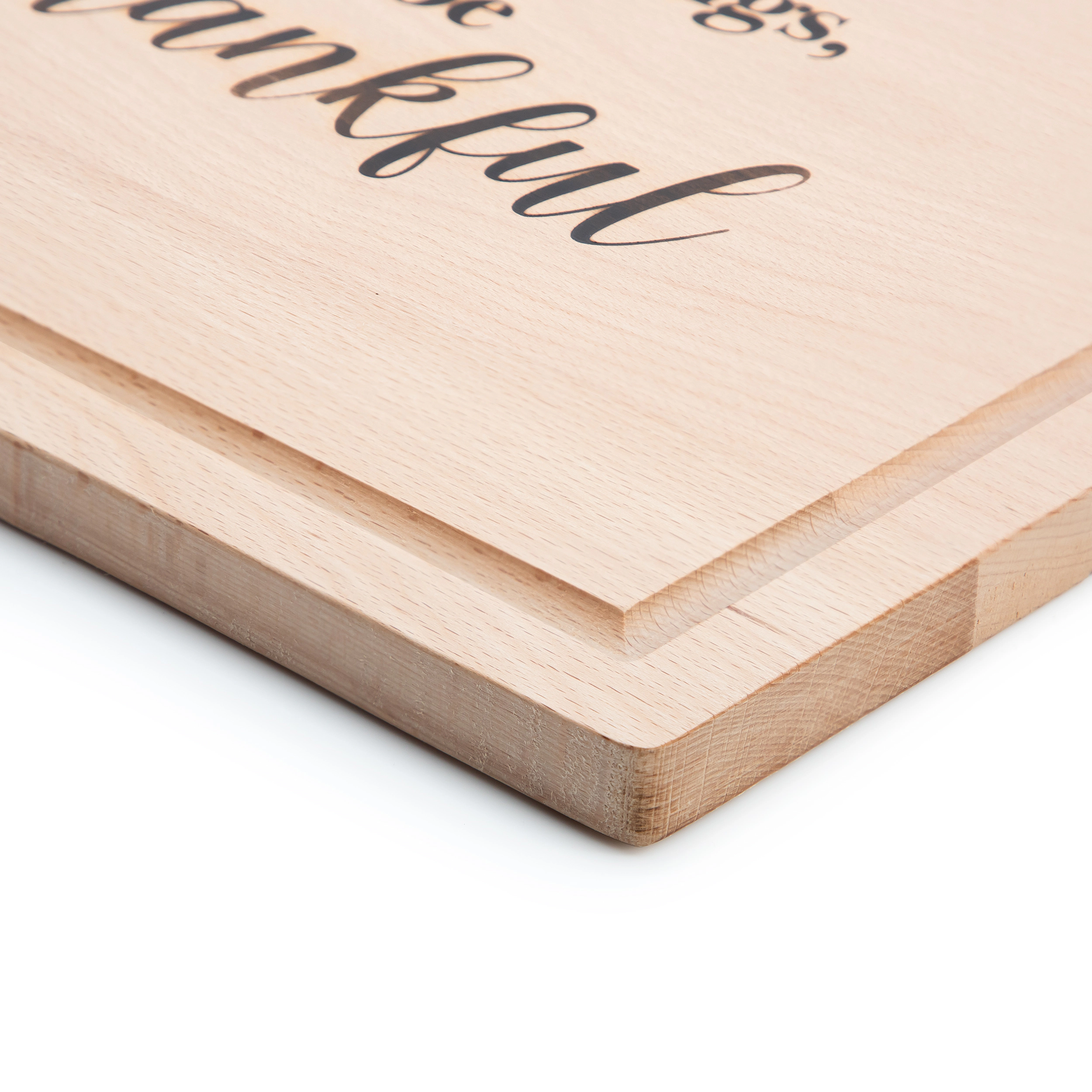 Gibson Home Country Harvest 14 Inch x 11 Inch Beechwood Cutting Board with Carving Tools