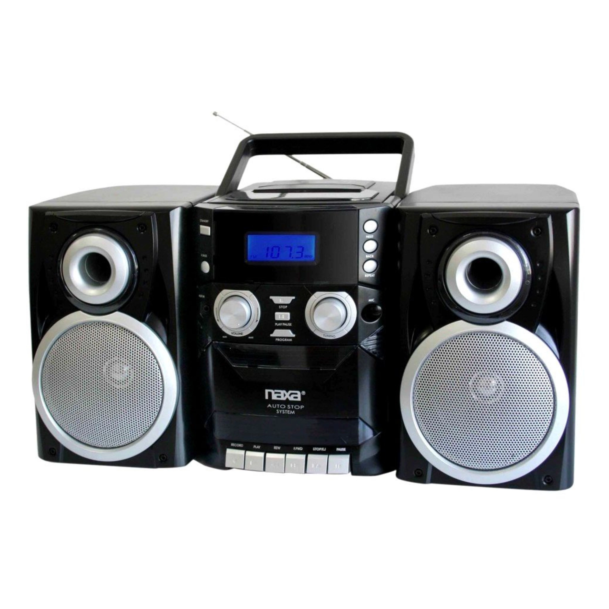 Naxa Portable CD Player with AM FM Stereo Radio Cassette Player