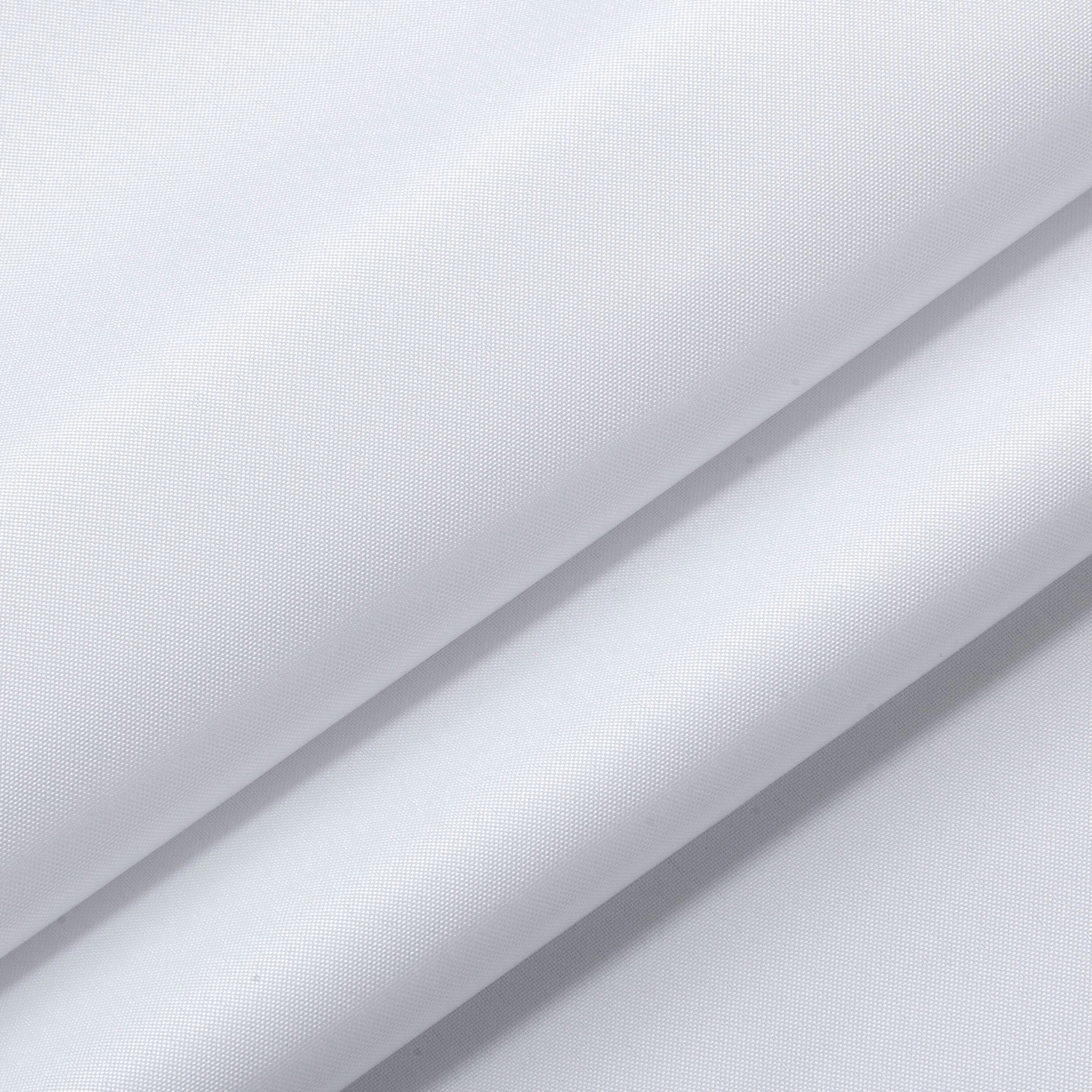 Hotel Collection XL Heavy Duty White Fabric Shower Curtain