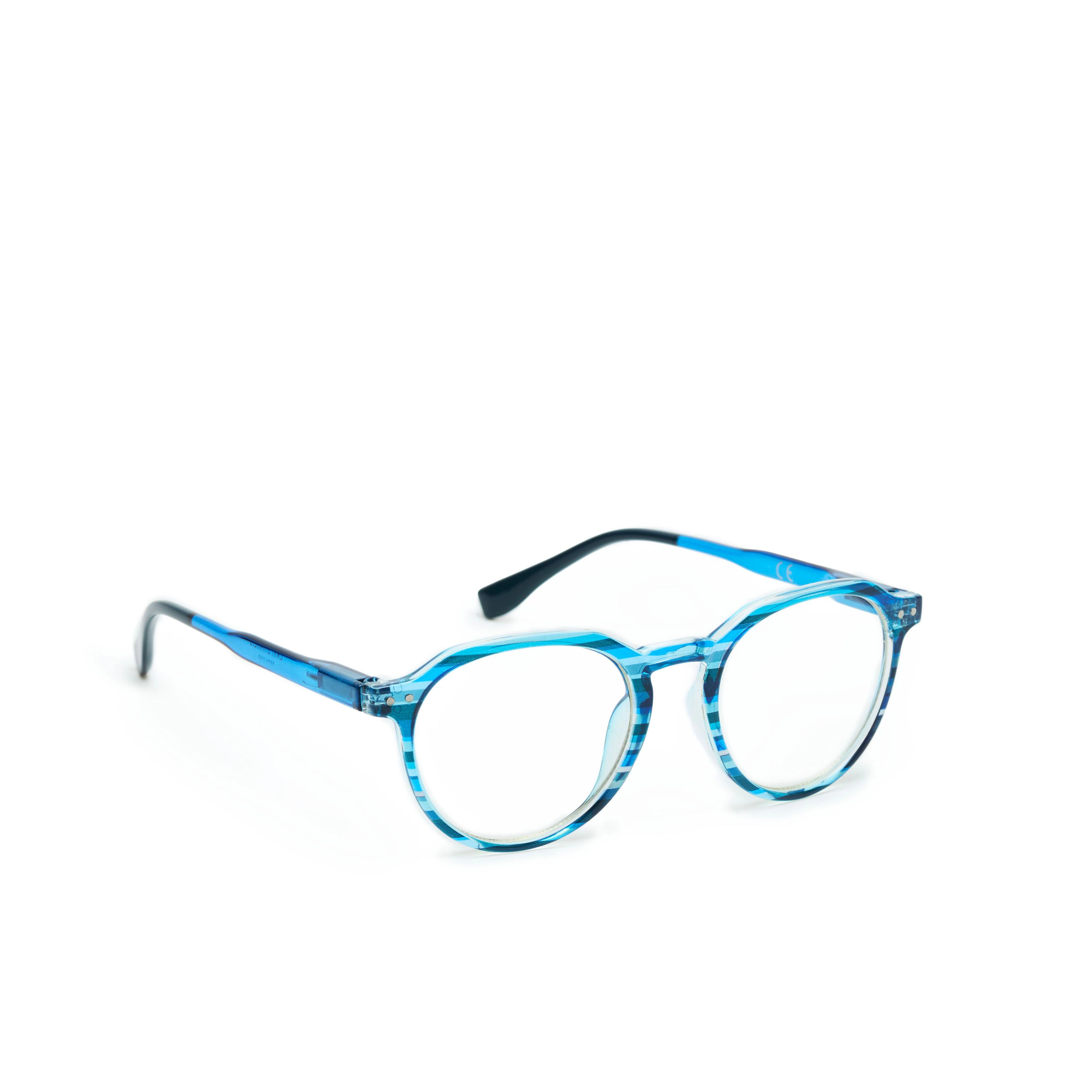 Campo Marzio Roma 1933 Unisex Striped Pattern Reading Glasses 2.5