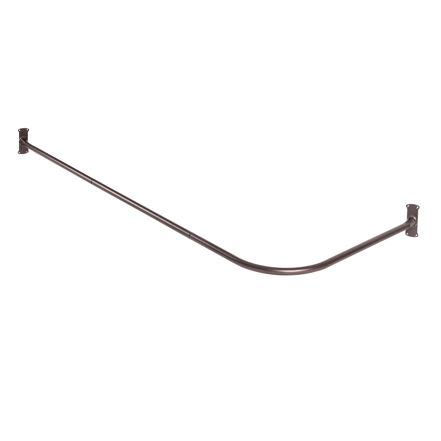 Utopia Alley 28-68" L-Shaped Corner Shower Rod, Non-Adjustable Rust-Proof Large Space Shower Rod, Need Drilling