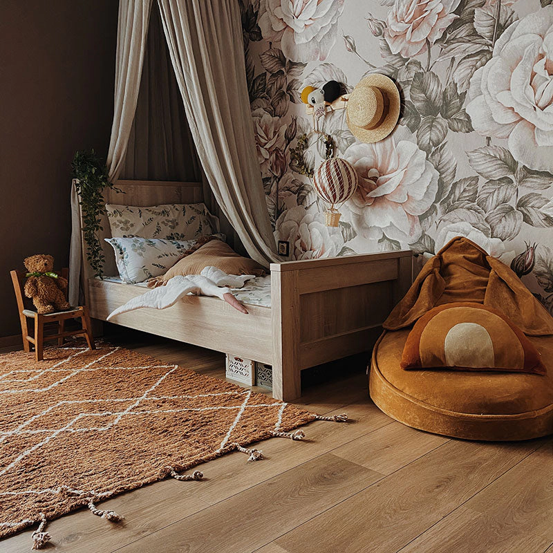 Nattiot Washable Cotton Rug Lässa Toffee M