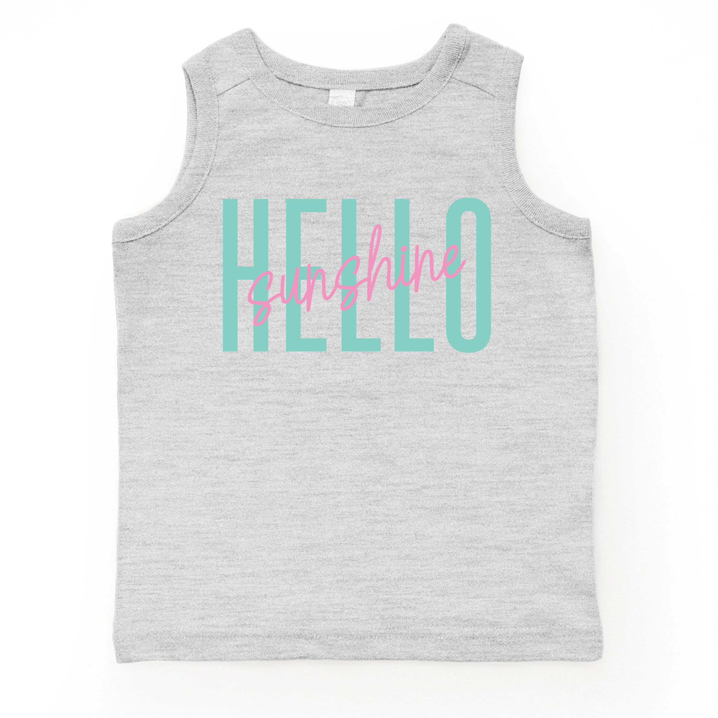The Juniper Shop - Hello Sunshine Tall Toddler Graphic Tank