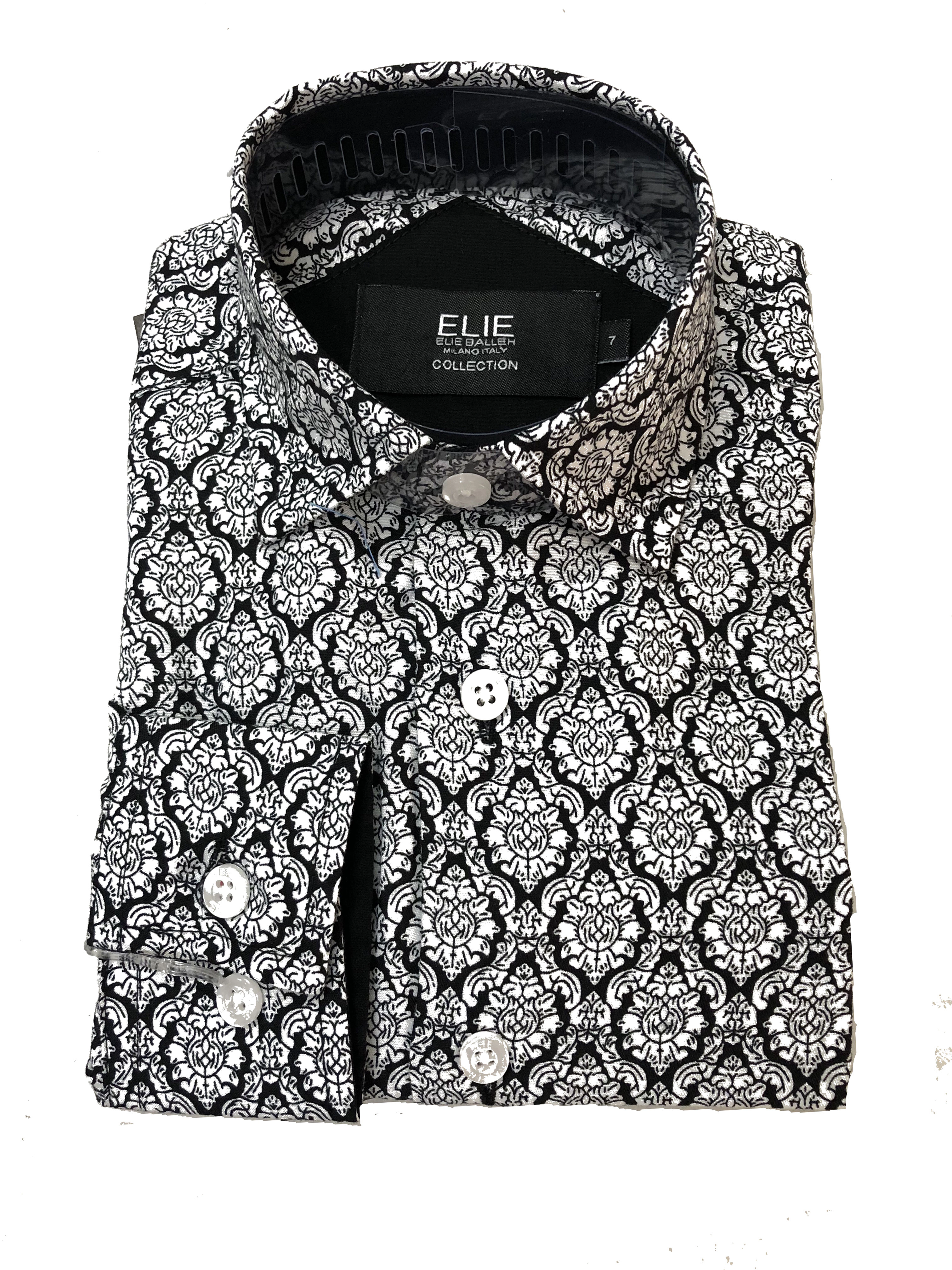 Elie Balleh Boys Slim Fit Button-Down Shirt