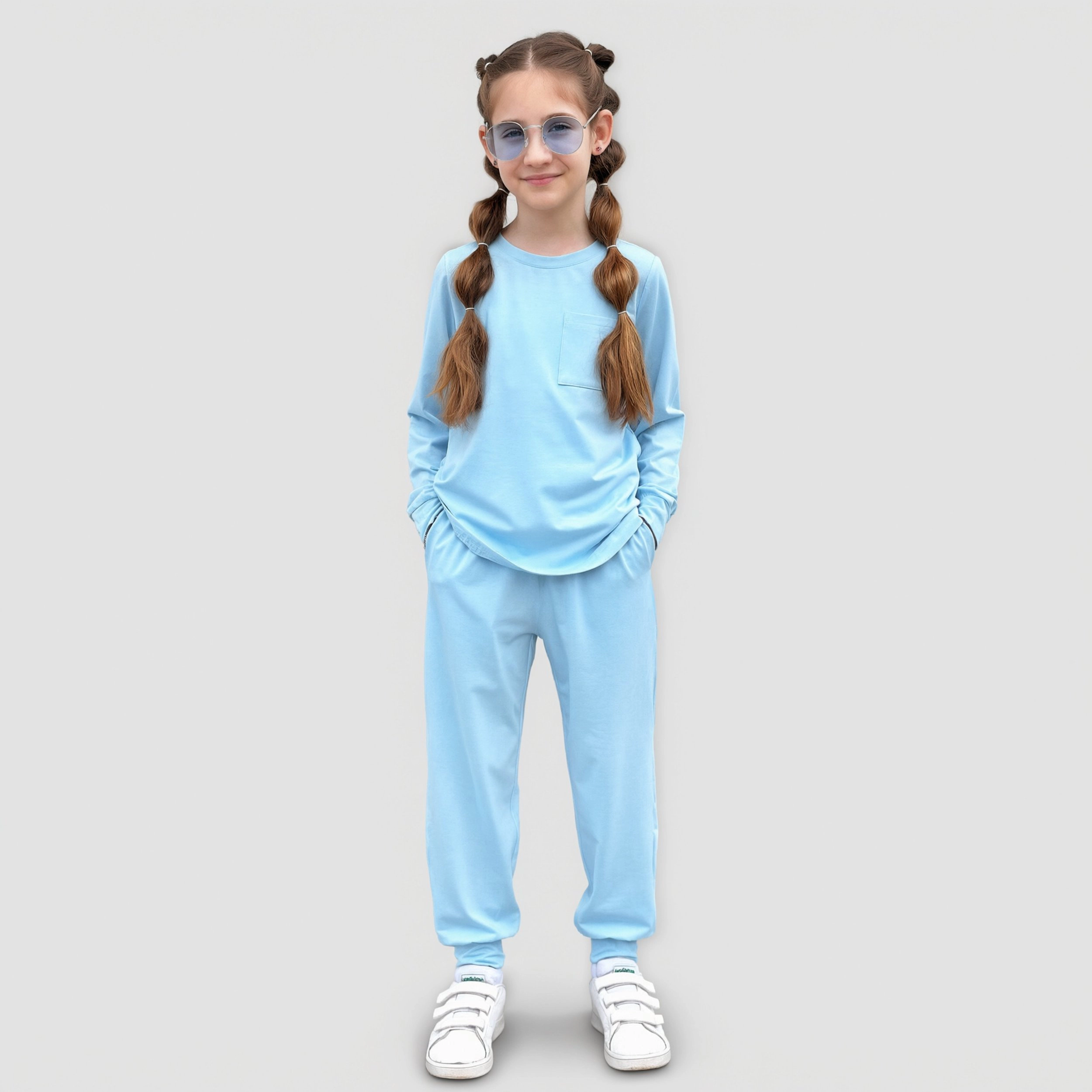 Arshiner Pajamas For Girls Long Sleeve Set Soft Lounge Sets Ankle Cuff Sleepwear