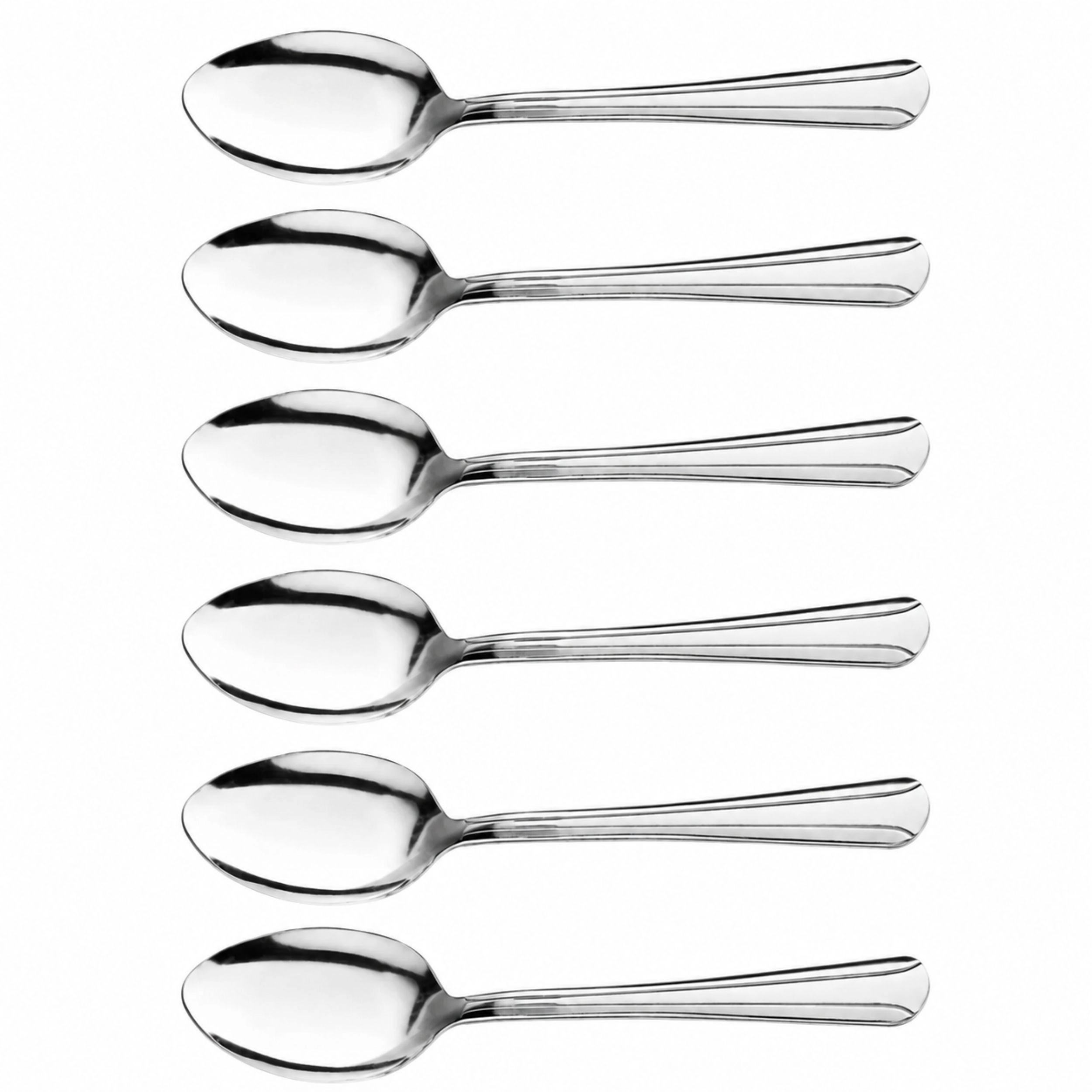 Home Collection Pack of 6 Stainless Steel Dinner Tablespoons 7 5/8-Inch