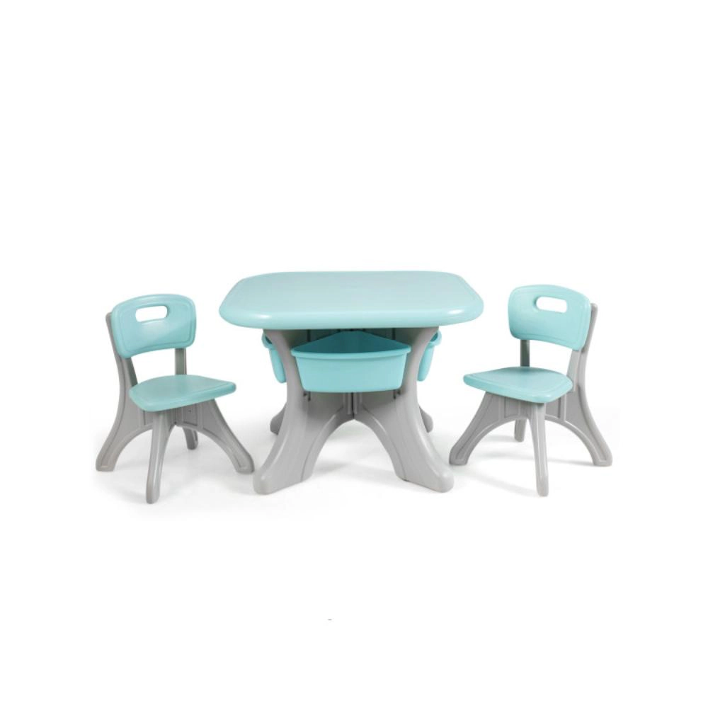 Hivvago Kids Activity Table And Chair Set Play Furniture With Storage