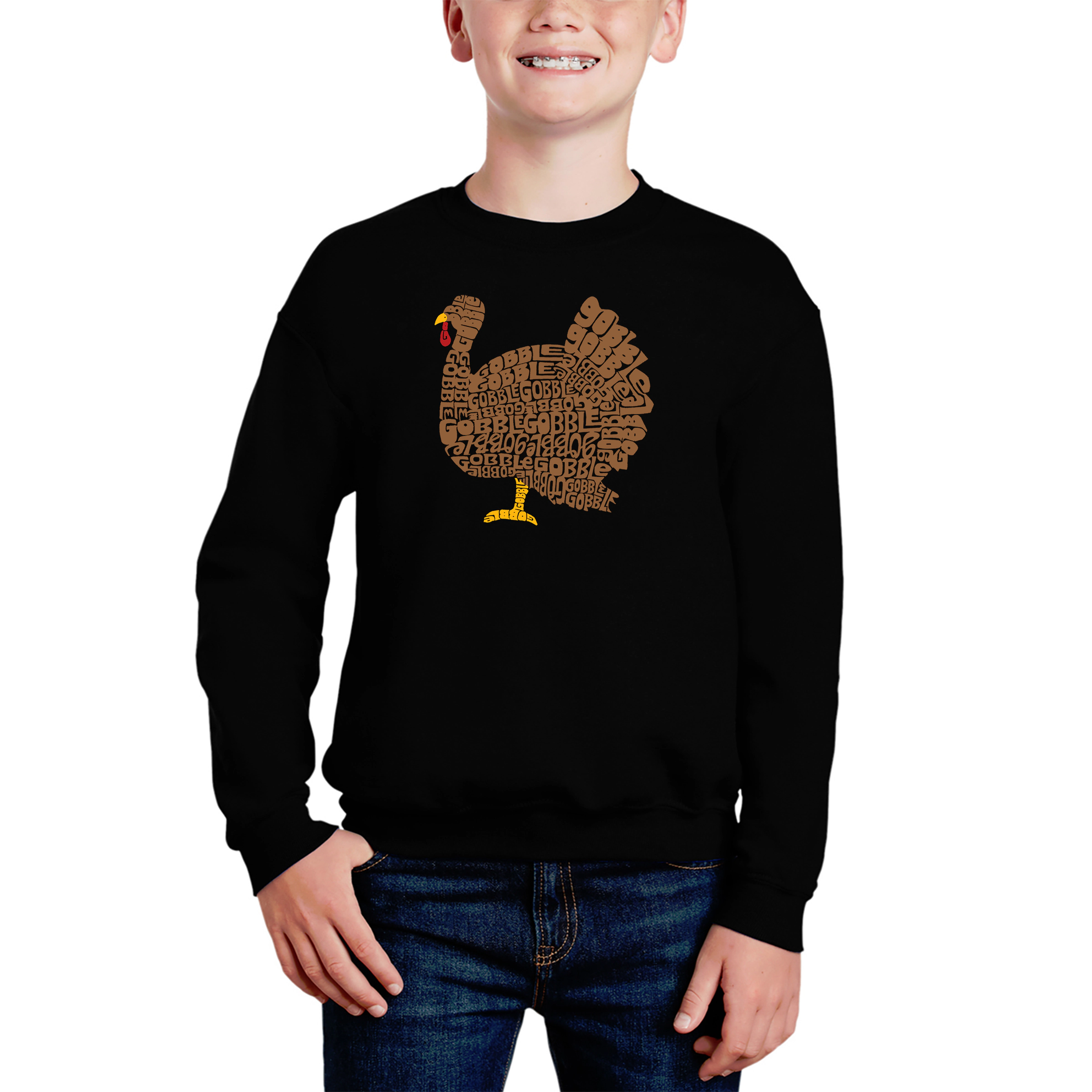 LA Pop Art Boy's Word Sweatshirt