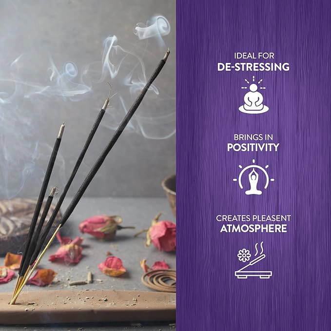Hem Anti Stress Incense Sticks - 120 Count Bulk Box, Lavender and Wood Notes