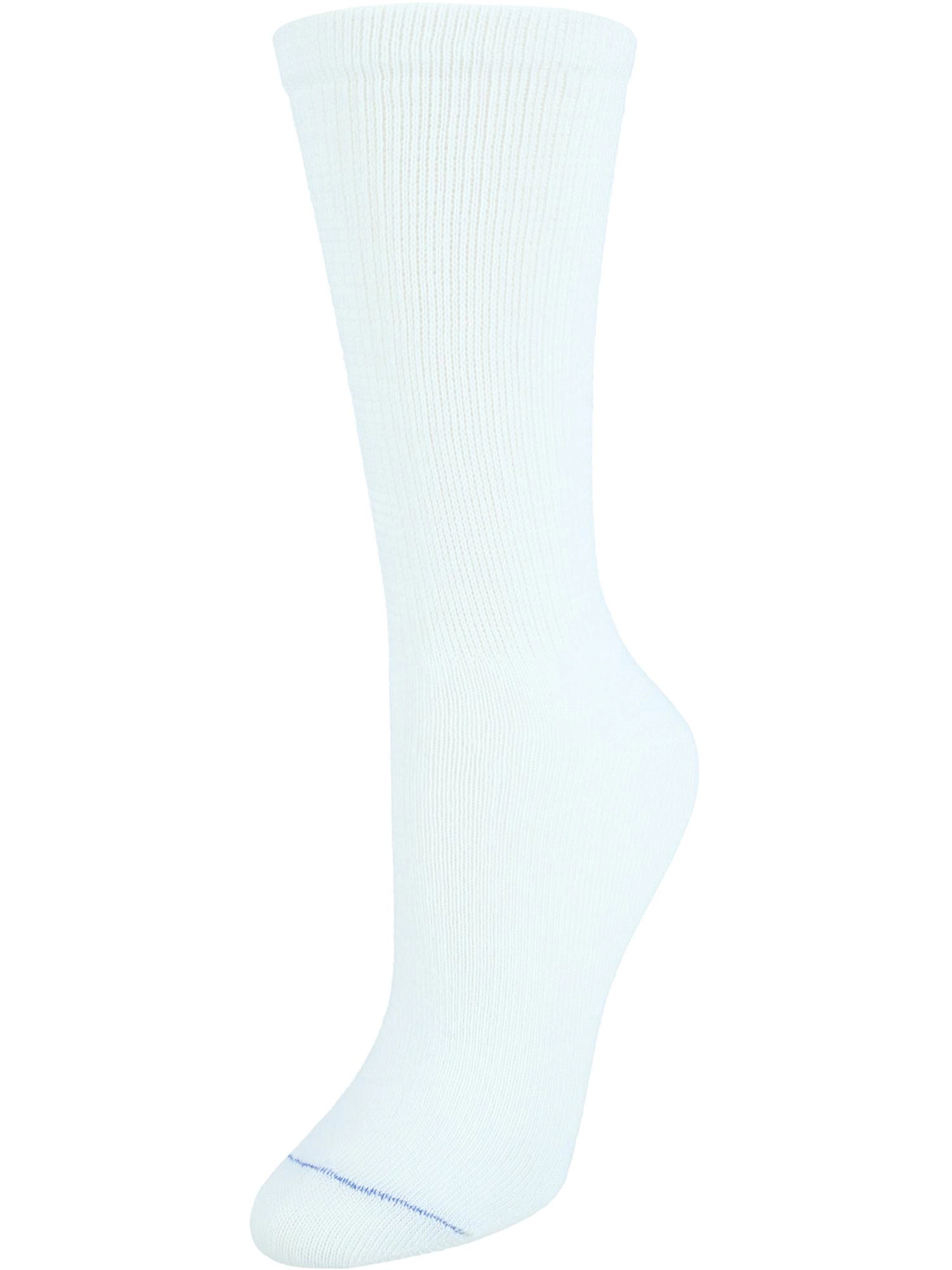 Dr. Scholl's Women's Plus Size Diabetes & Circulatory Crew Socks (Pack of 4)