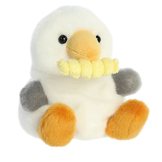 Aurora Palm Pals Buoy Seagull with Fry 5-Inch Stuffed Animal Plush