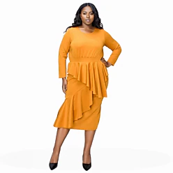 jcpenney yellow dress Threaded Pear Women's Emilia Straps High Waist Dress, Color: Knit2nd Piece Fiber Content Yellow Homecoming Dresses - Juniors