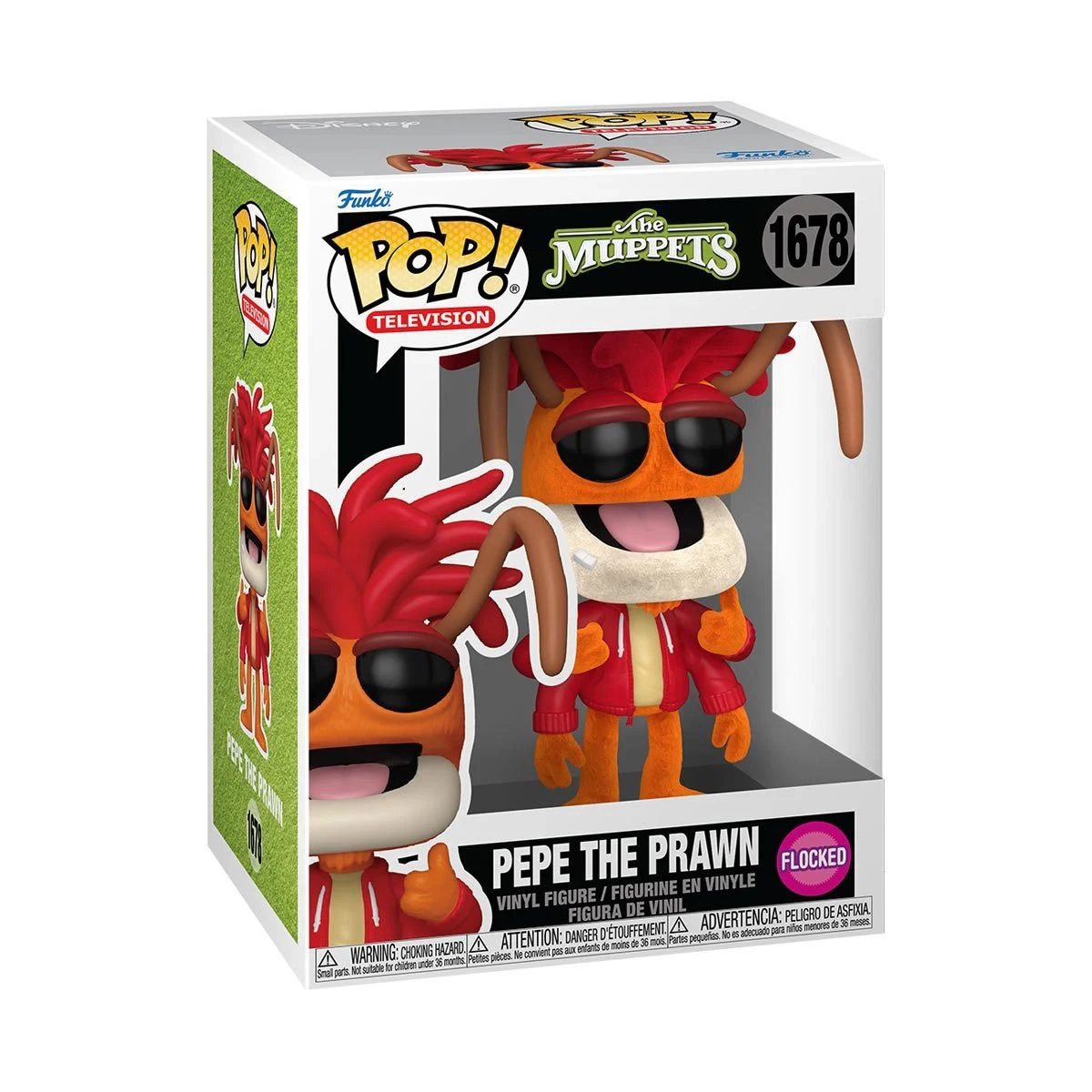 Funko Pop! The Muppets: Pepe the Prawn #1678  Flocked