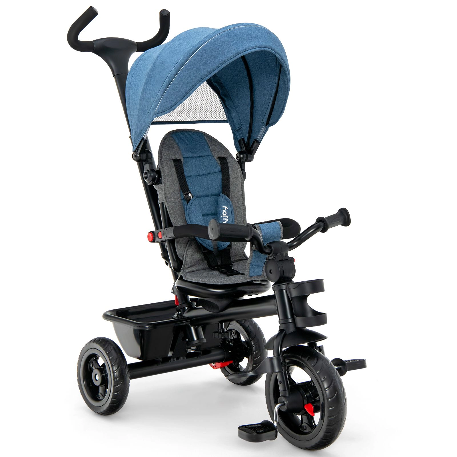 Slickblue 5-in-1 Toddler Tricycle Stroller with Push Handle